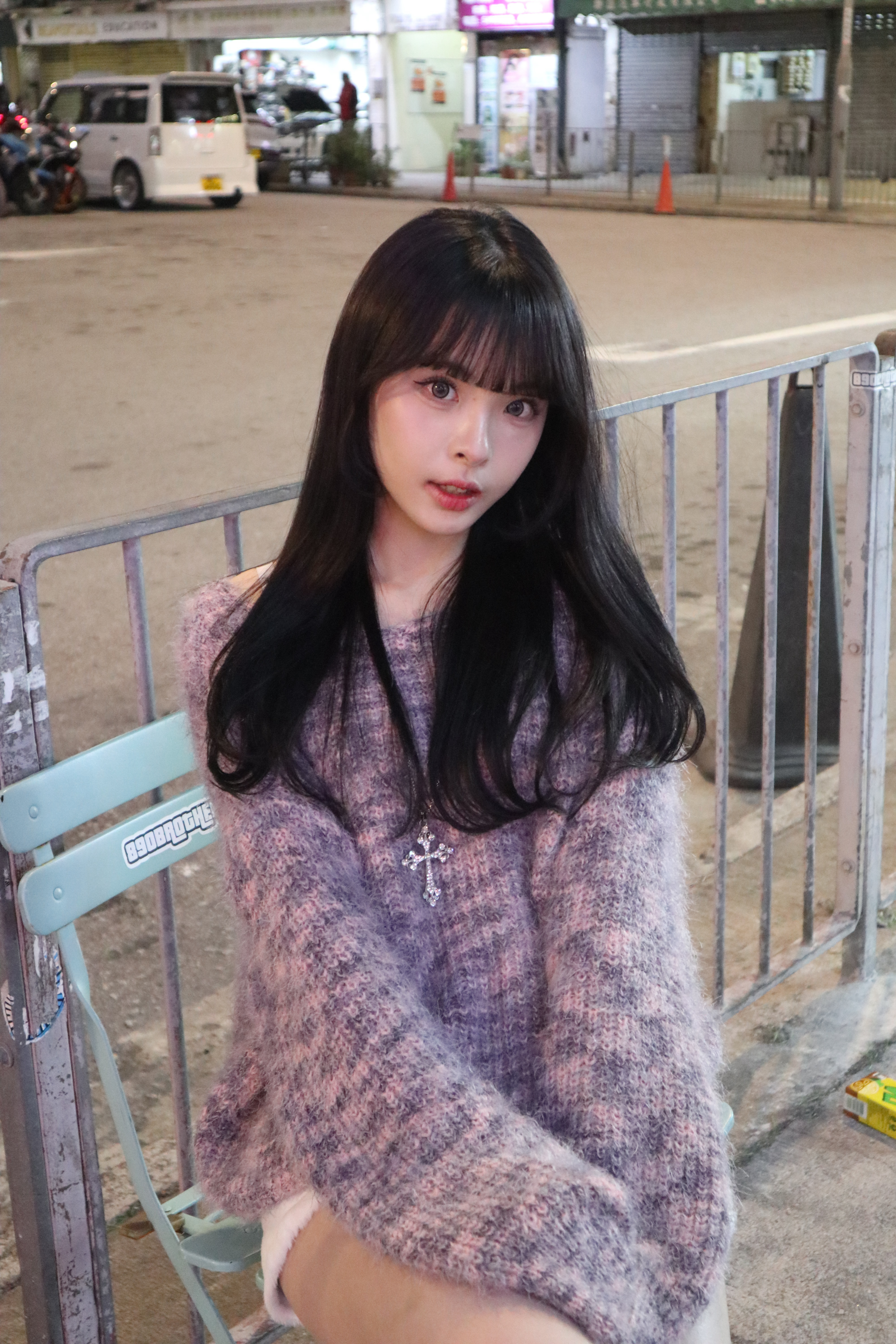 已售罄❌韓國高質毛毛混色冷毛衣 （舒服！）