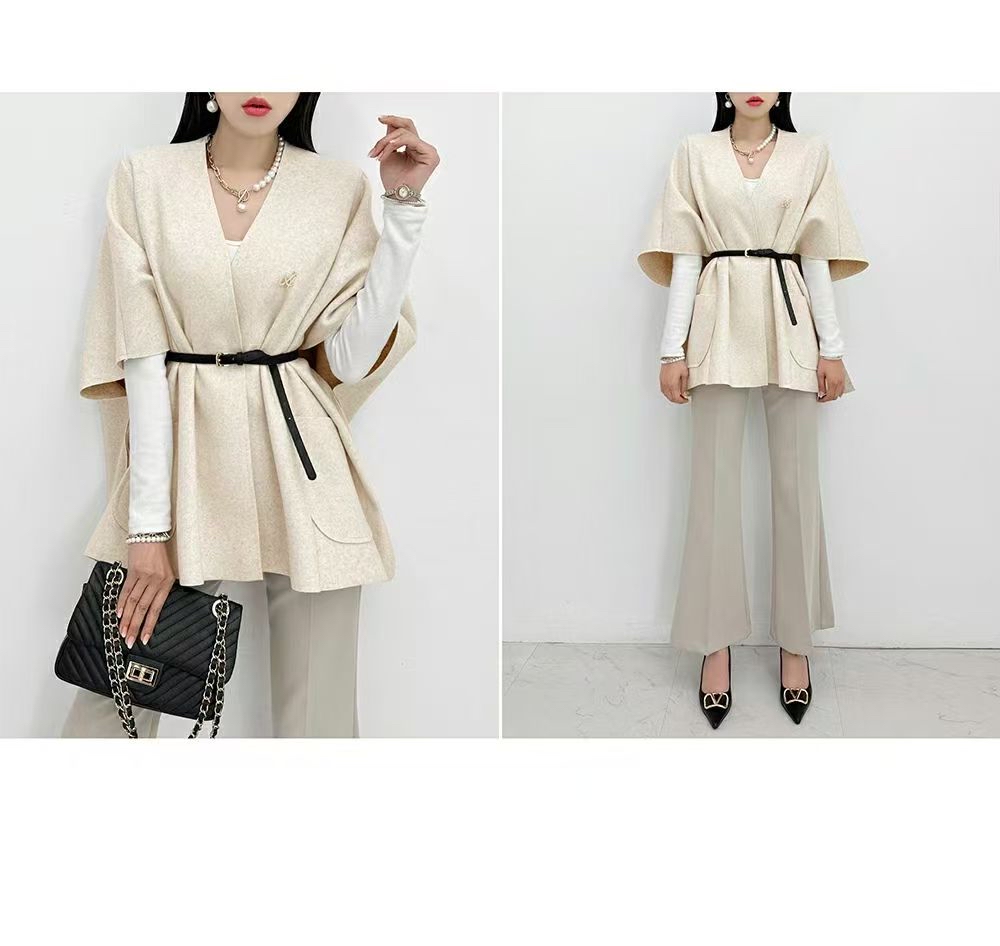 必買高質披肩連 belt