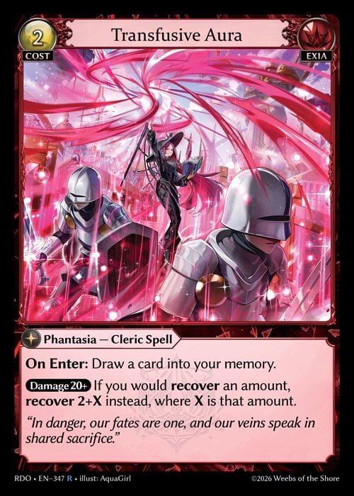 Transfusive Aura / RDO-347 (R)