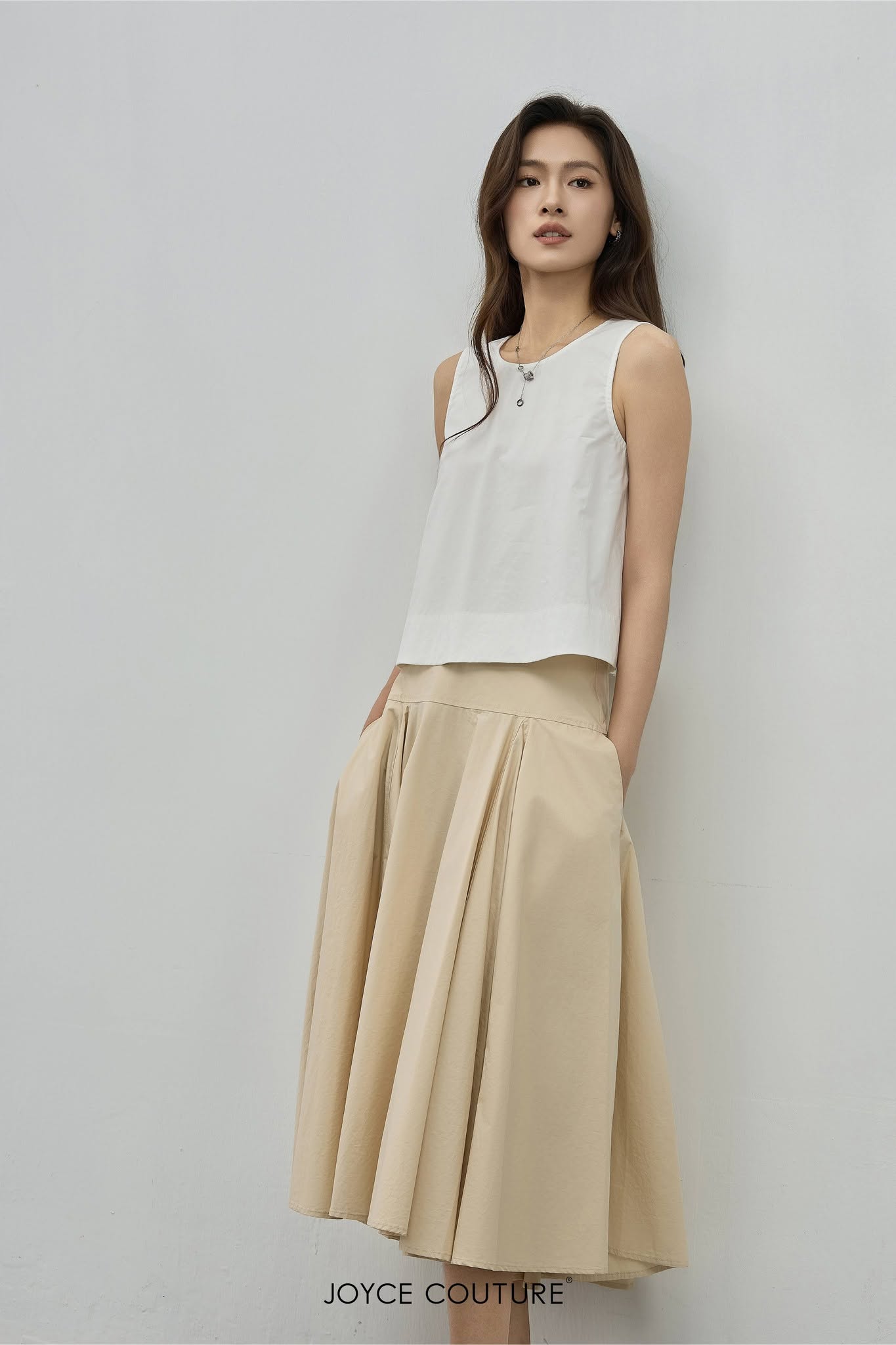 无袖A字上衣 T0149