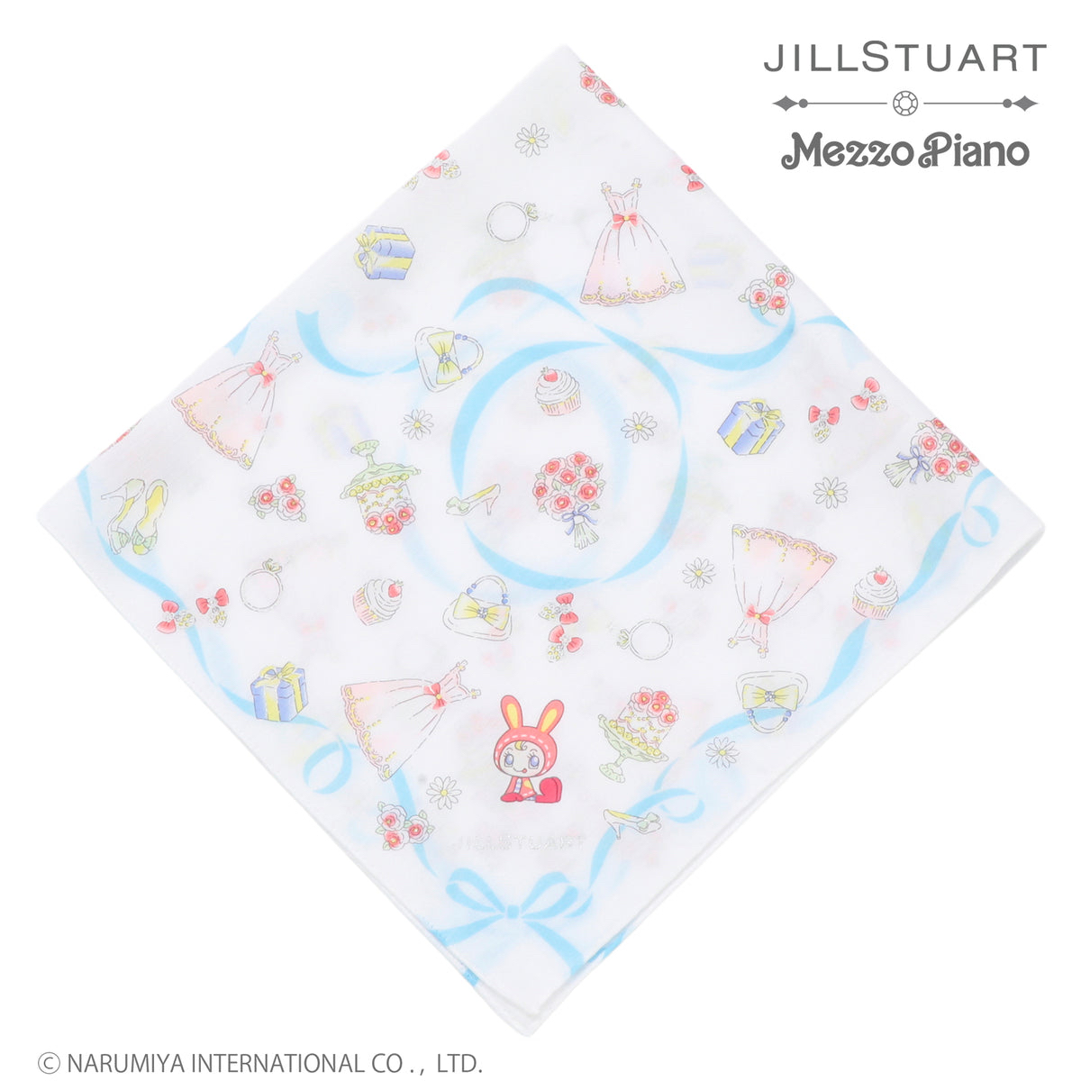 🎀【預訂】JILL STUART ×mezzo piano 印花手帕 B
