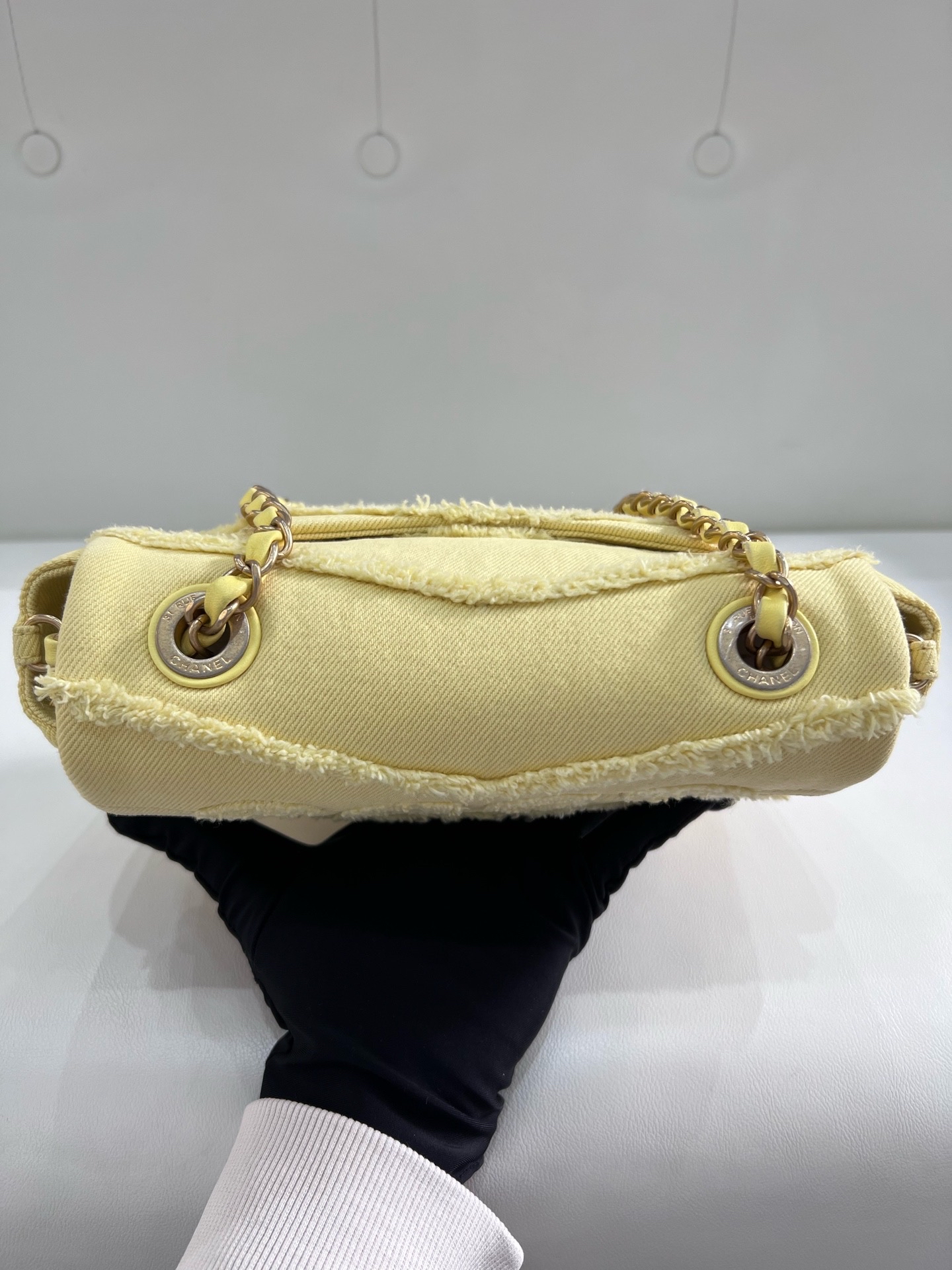 【預訂貨品】Chanel小雞黃牛仔布方胖子 