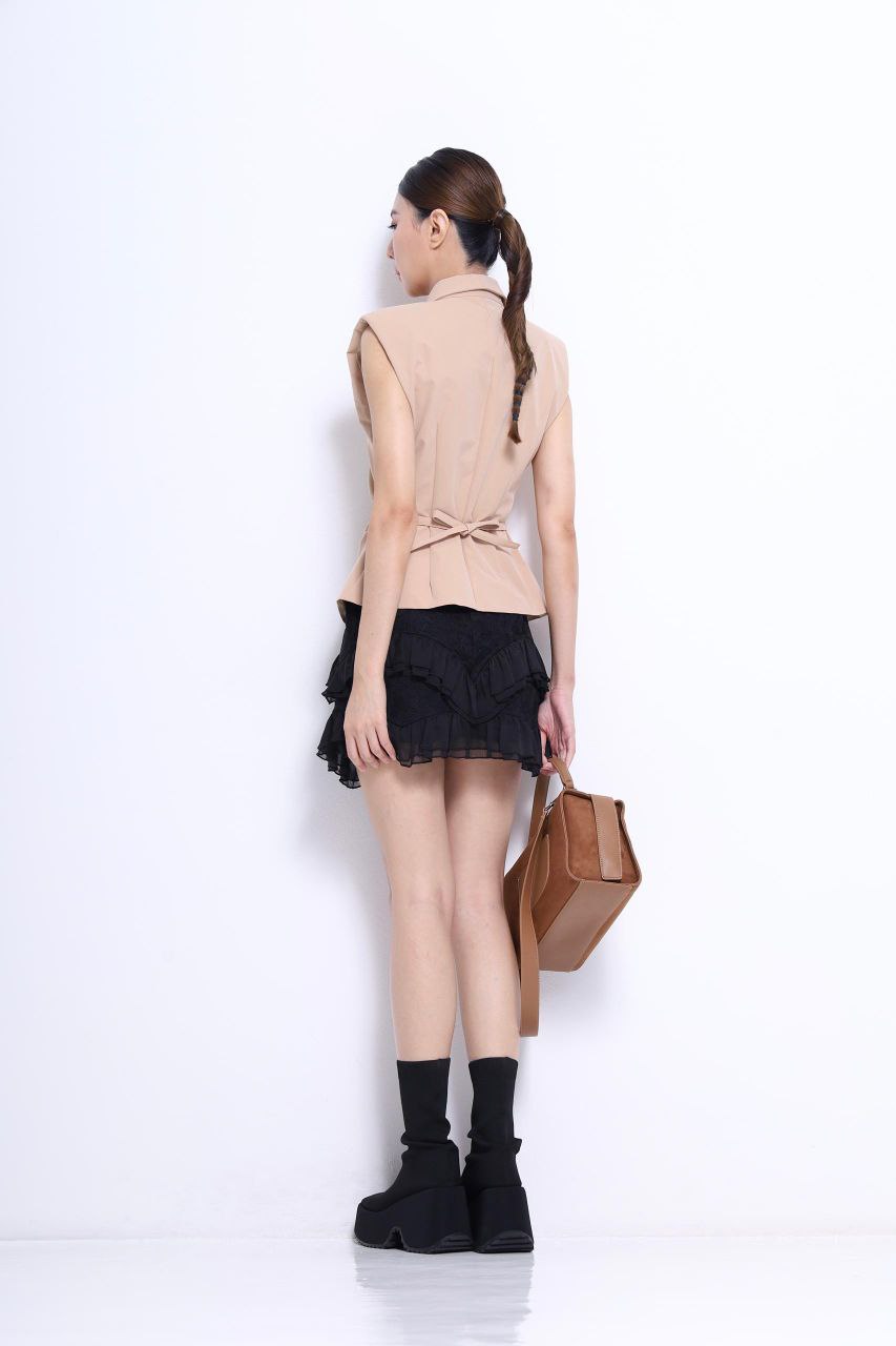 出袖显瘦上衣 2667