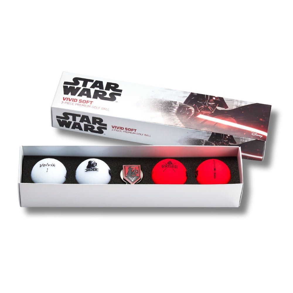 VOLVIK STAR WAR Darth Vader 禮盒 球標與帽夾 