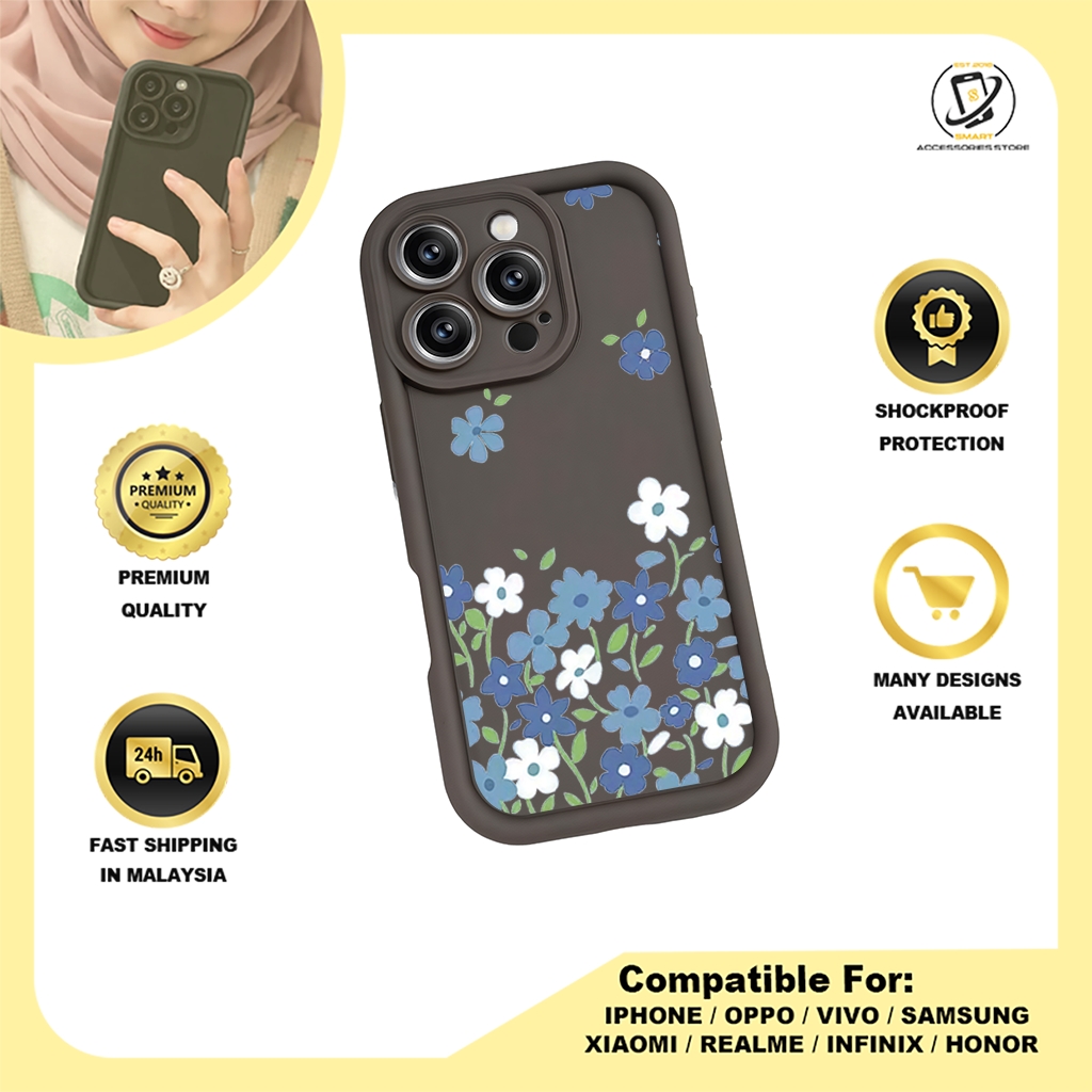 TPU DESIGN CASE PHONE FOR OPPO - DESIGN FLOWER C