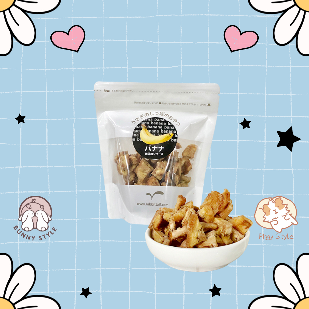 日本 RabbitTail 風乾香蕉粒 100g