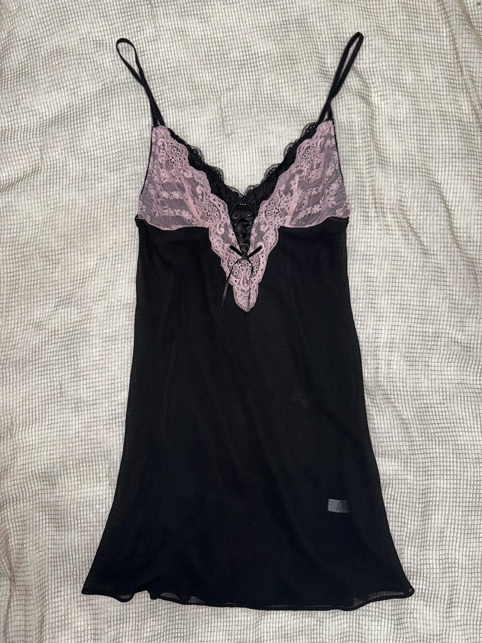 Dark Coquette Aesthetic Lace Lingerie Dress