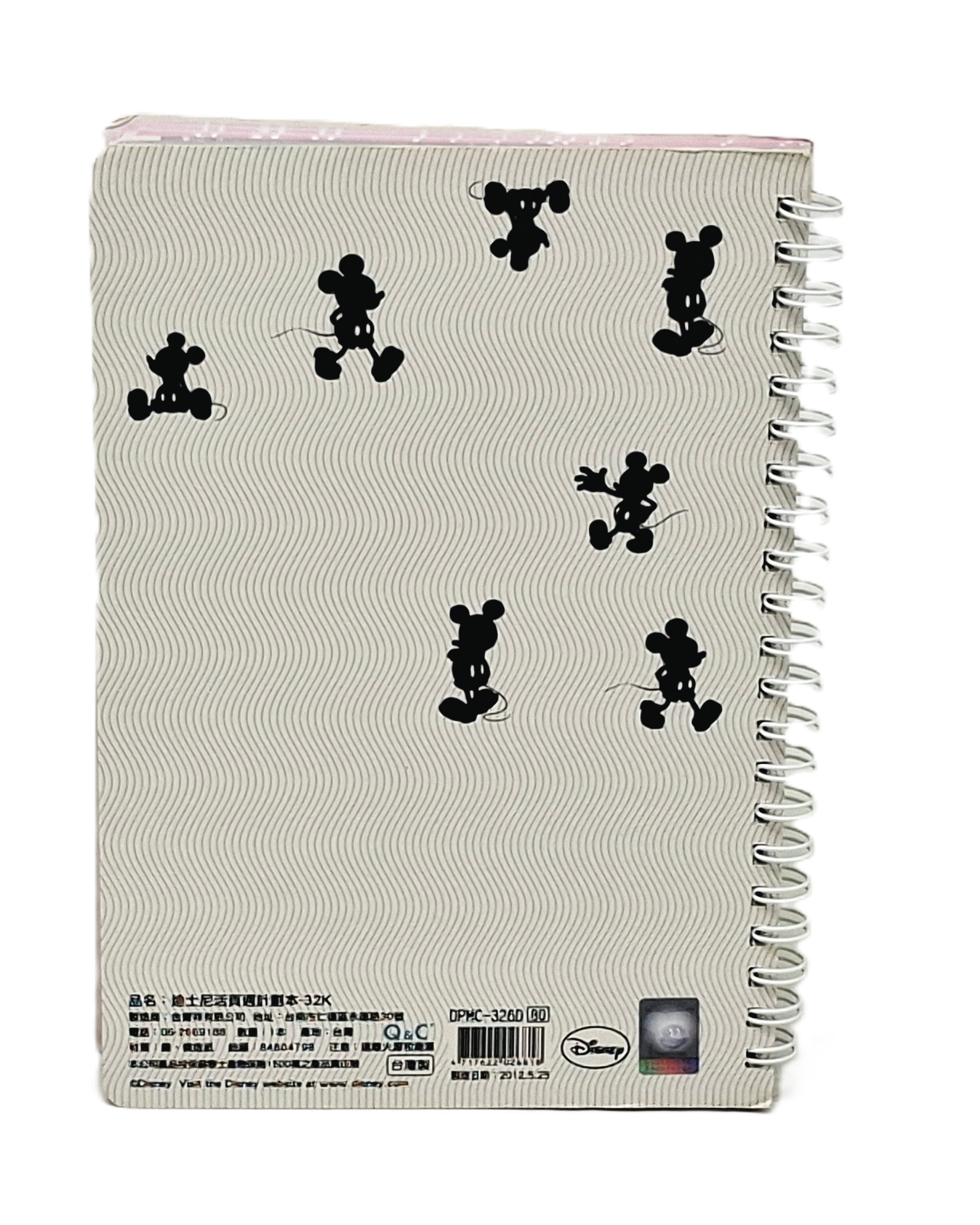 52頁 活頁週計劃本 Mickey Mouse  (DPMC-326D)