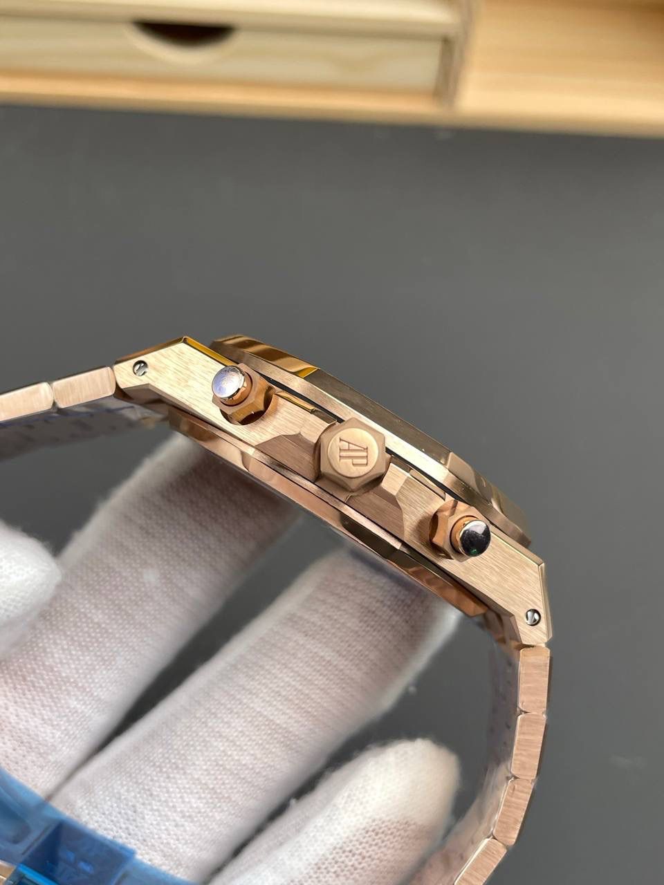 🚀爱彼 26240 玫金黑盘/41mm/4401机💯