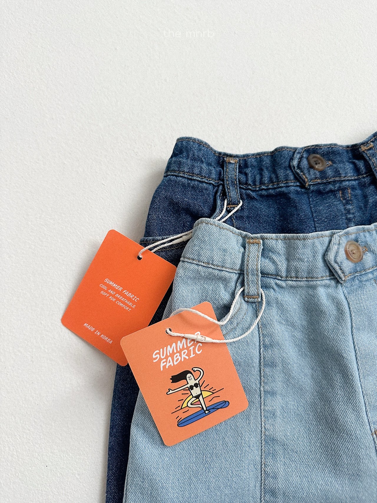 Minirobe | Denim shorts(Deep blue XL100-110) 