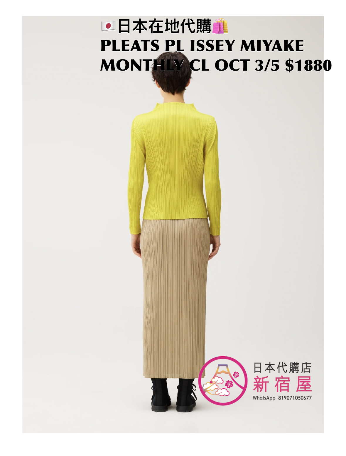 PLEATS PLEASE ISSEY MIYAKE MONTHLY COLORS : OCTOBER 