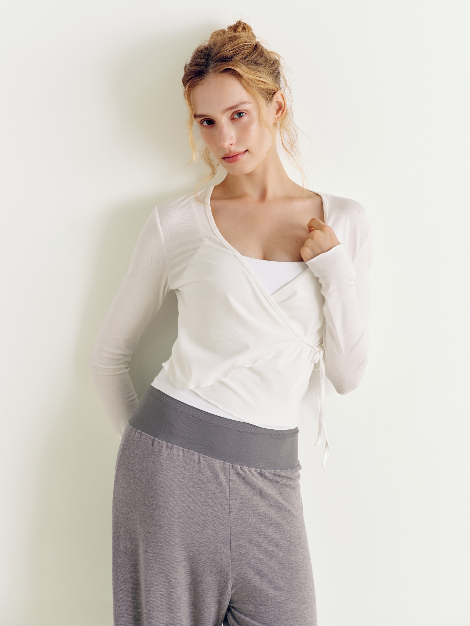 【Satva雲朵側綁帶Outer】預購_Satva Wrap Cardigan by Conch