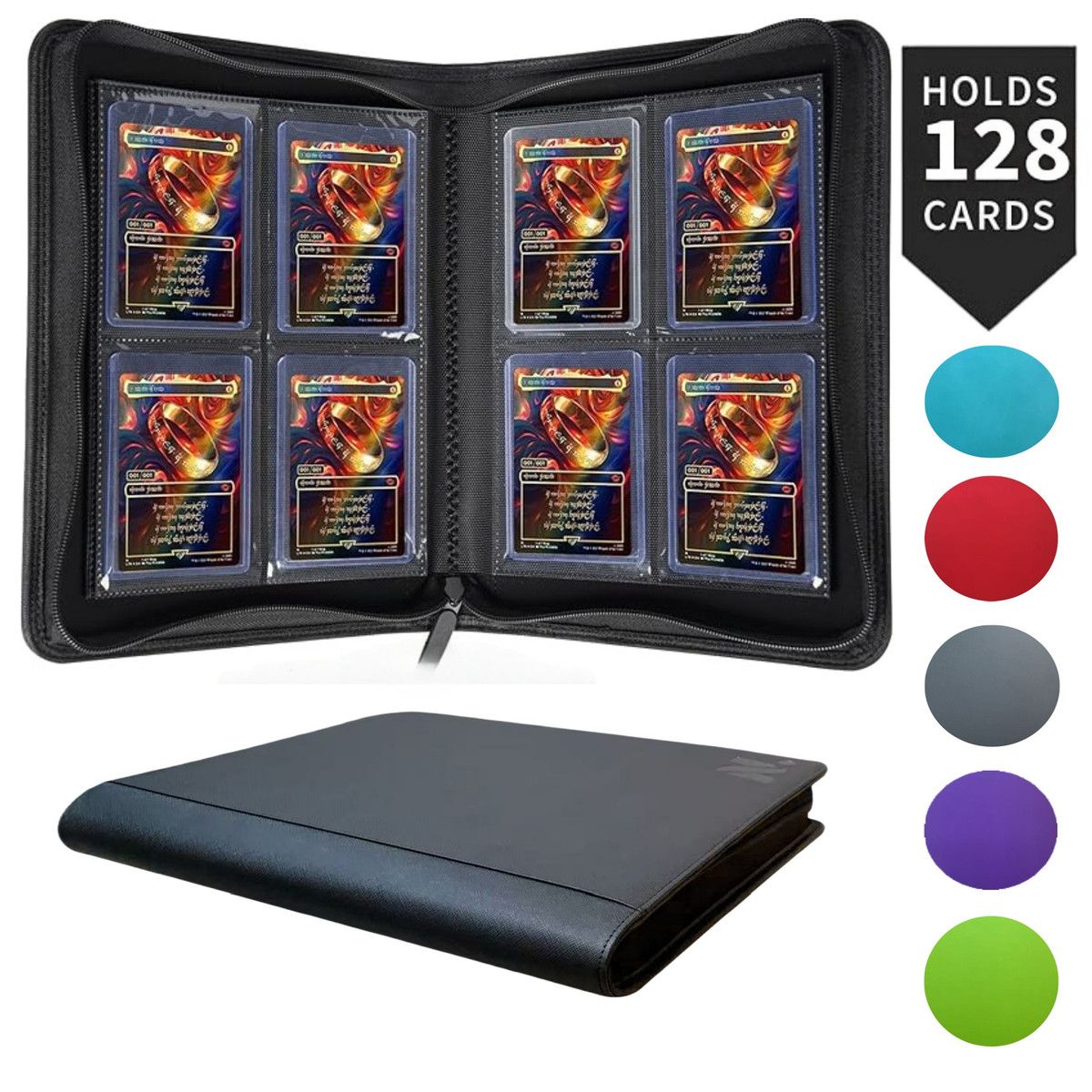 4格 Toploader 卡簿 128卡位 （黑色）