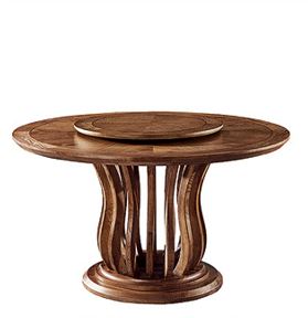 1.3米圓木架旋轉盤餐枱