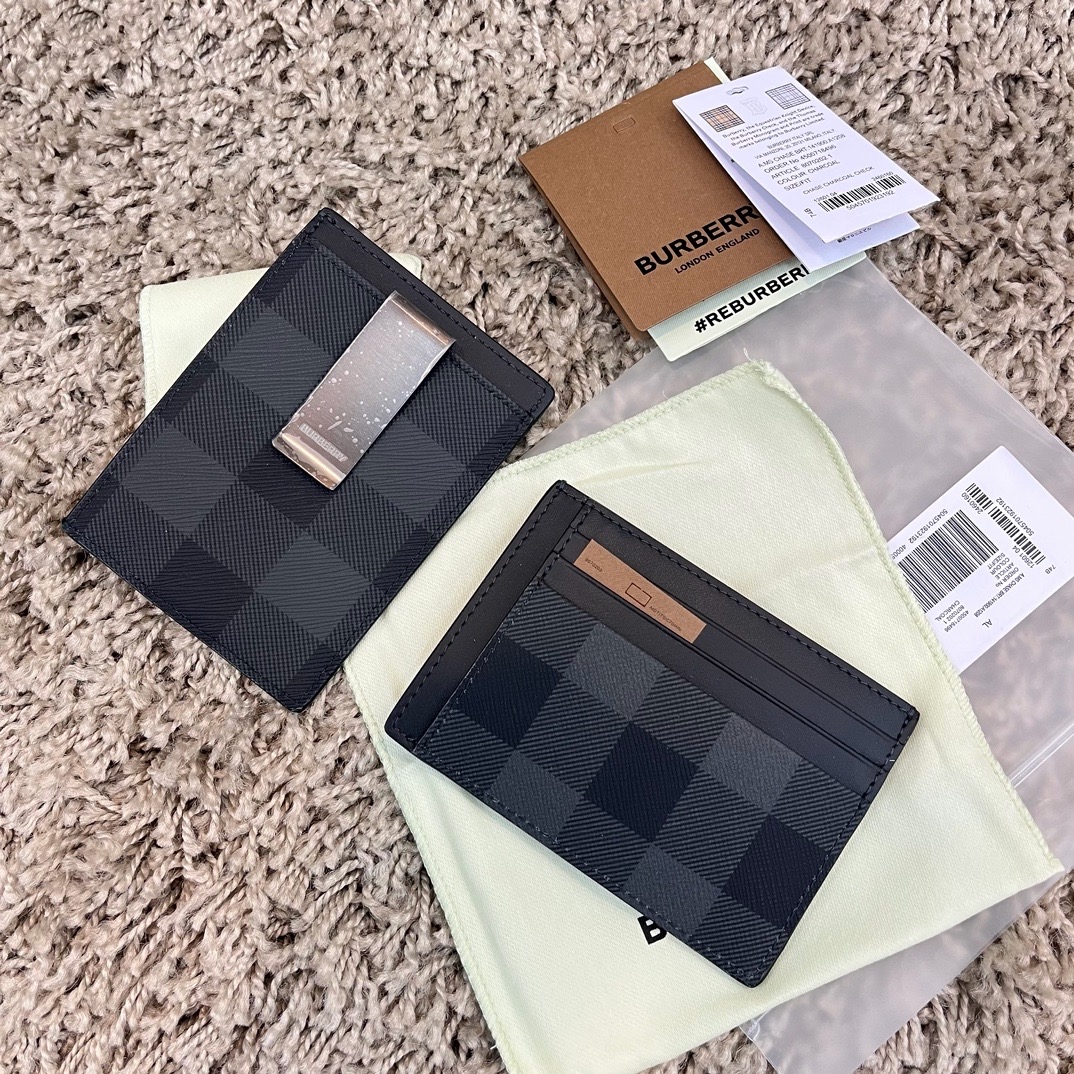 Burberry 卡片套 帶夾