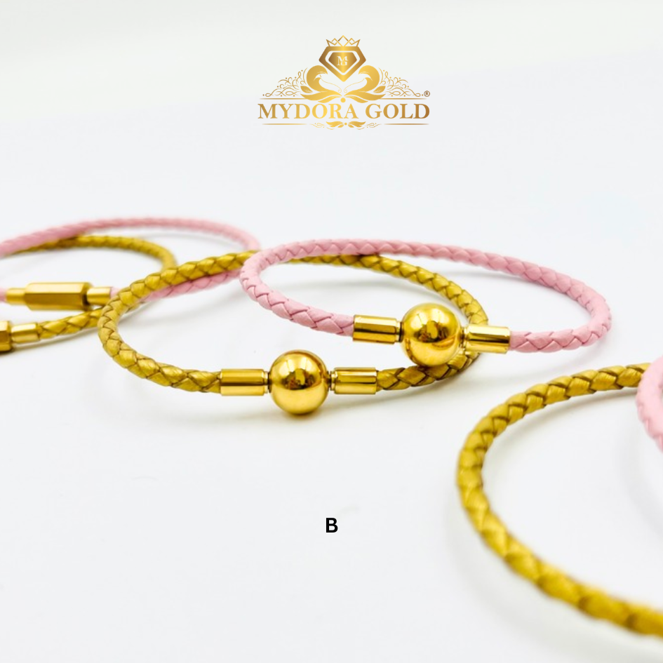 MYDORA Clip Clip Leather Bracelet