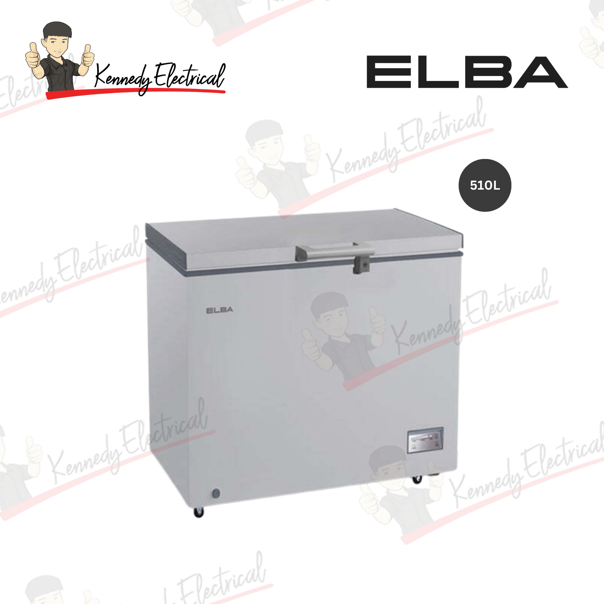 ELBA 510L Artico Series Chest Freezer (EF-F5138E(GR))
