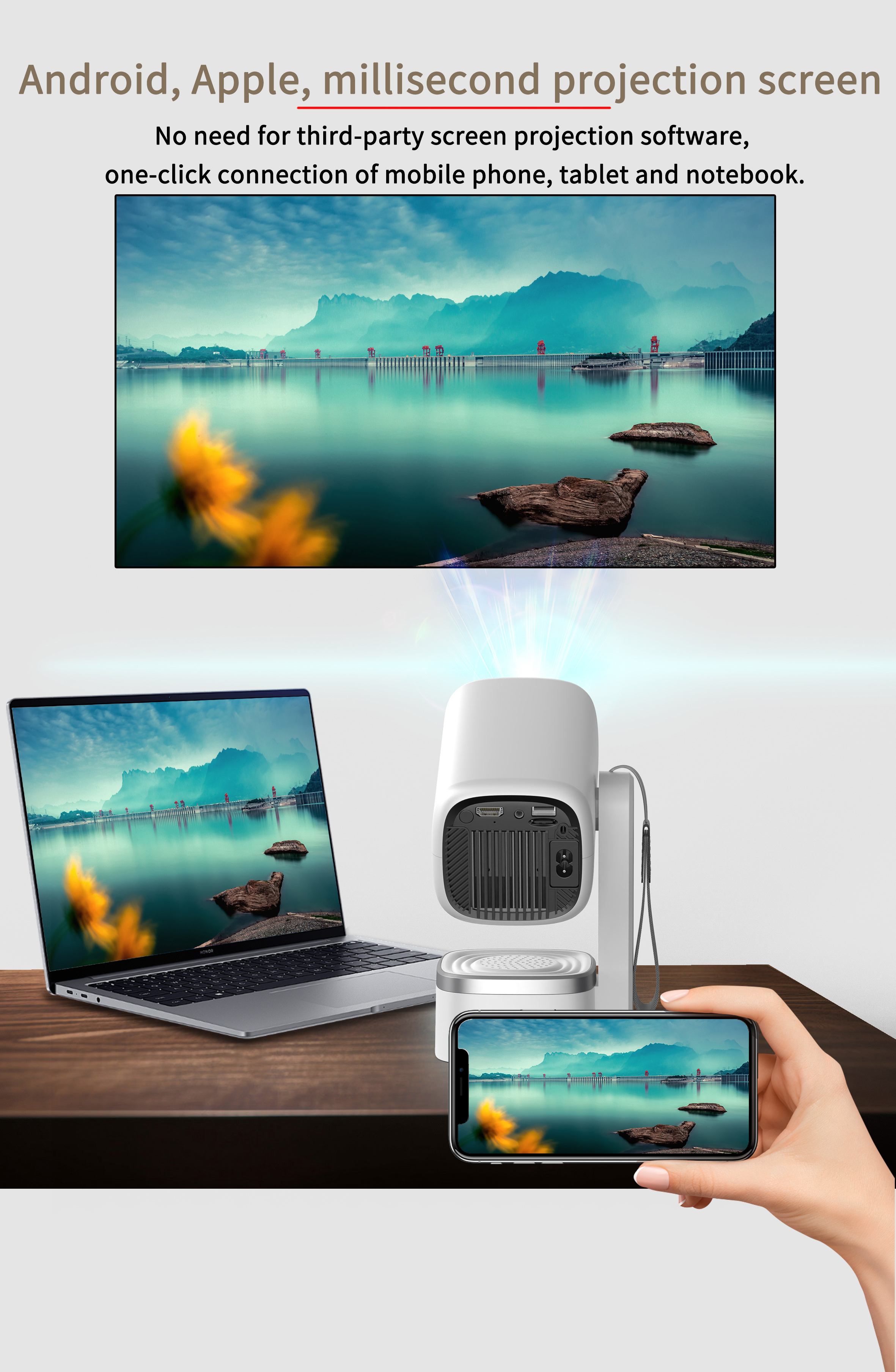 SAPPHIRE 4K YL03B 智慧投影機