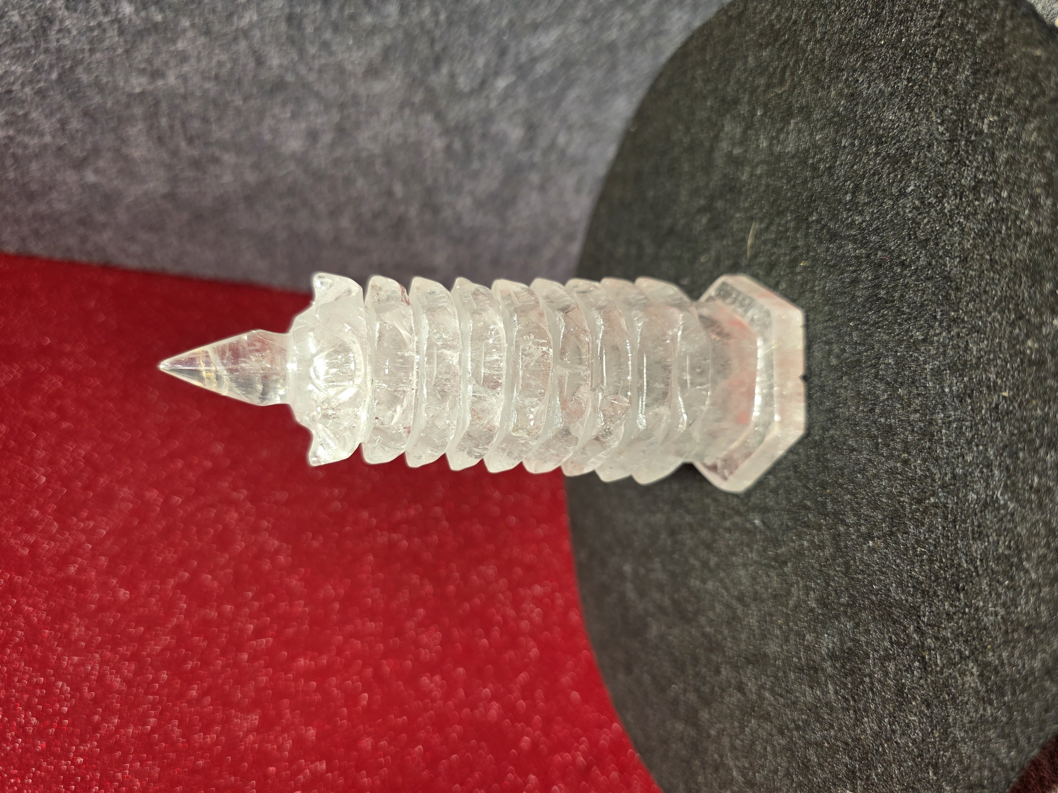 白水晶九層文昌塔