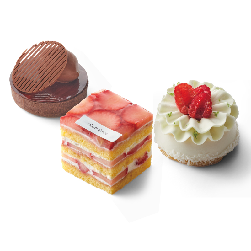 CLUB HARIE 情人節蛋糕精選 3個入 美濠之舍主廚中村浩監修