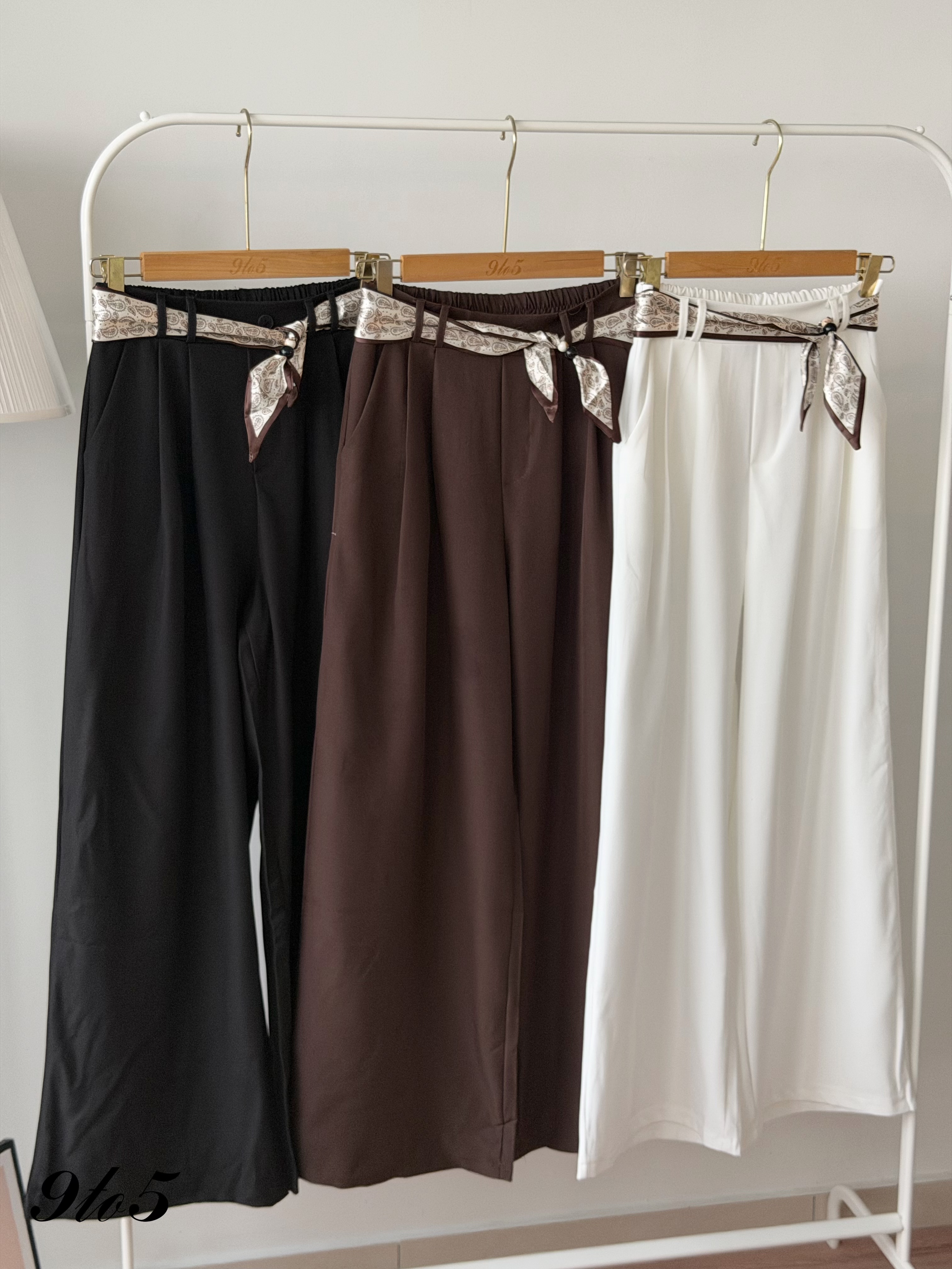 S2025 Wide Leg Long Pants - 3 Colors