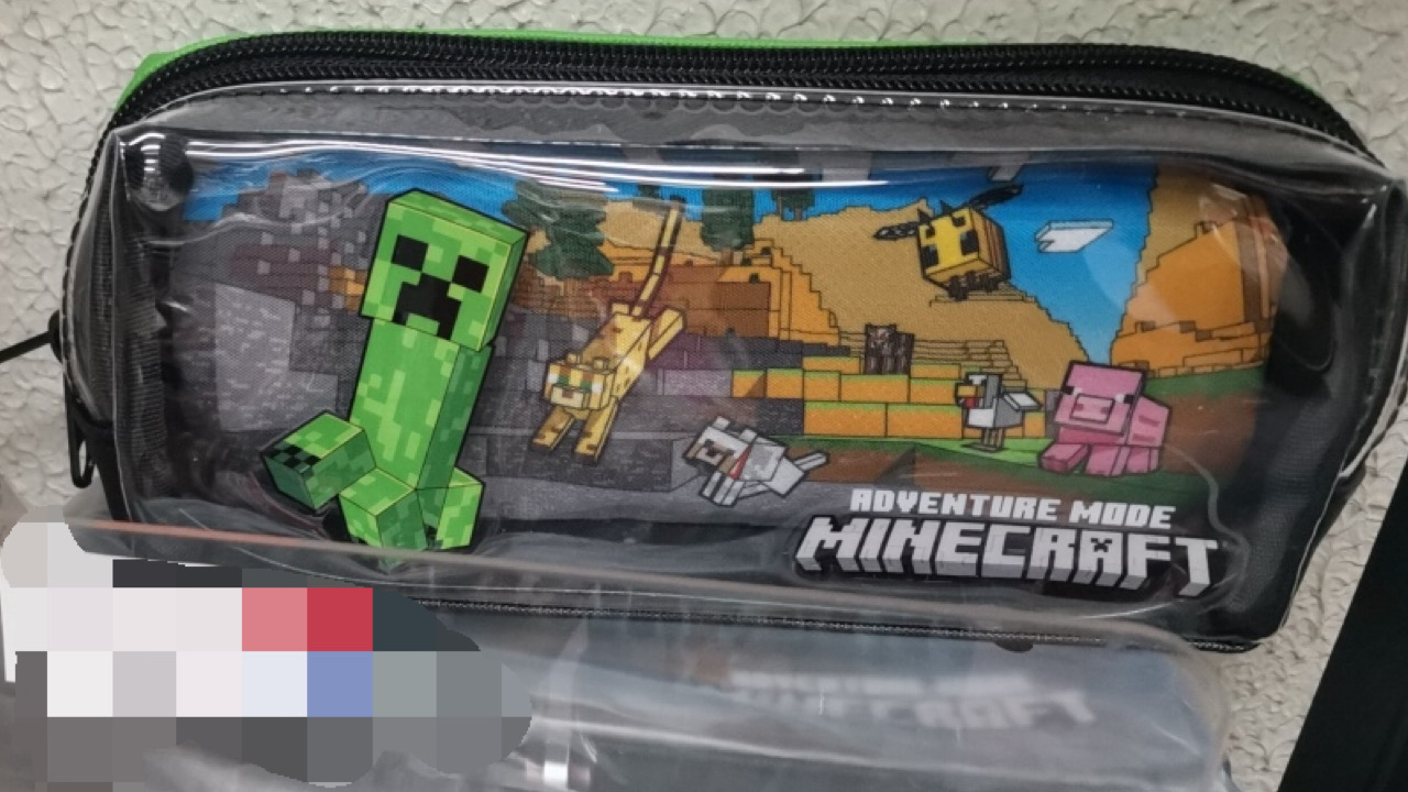 <日本現場訂貨🆕>Minecraft雙拉鍊筆袋