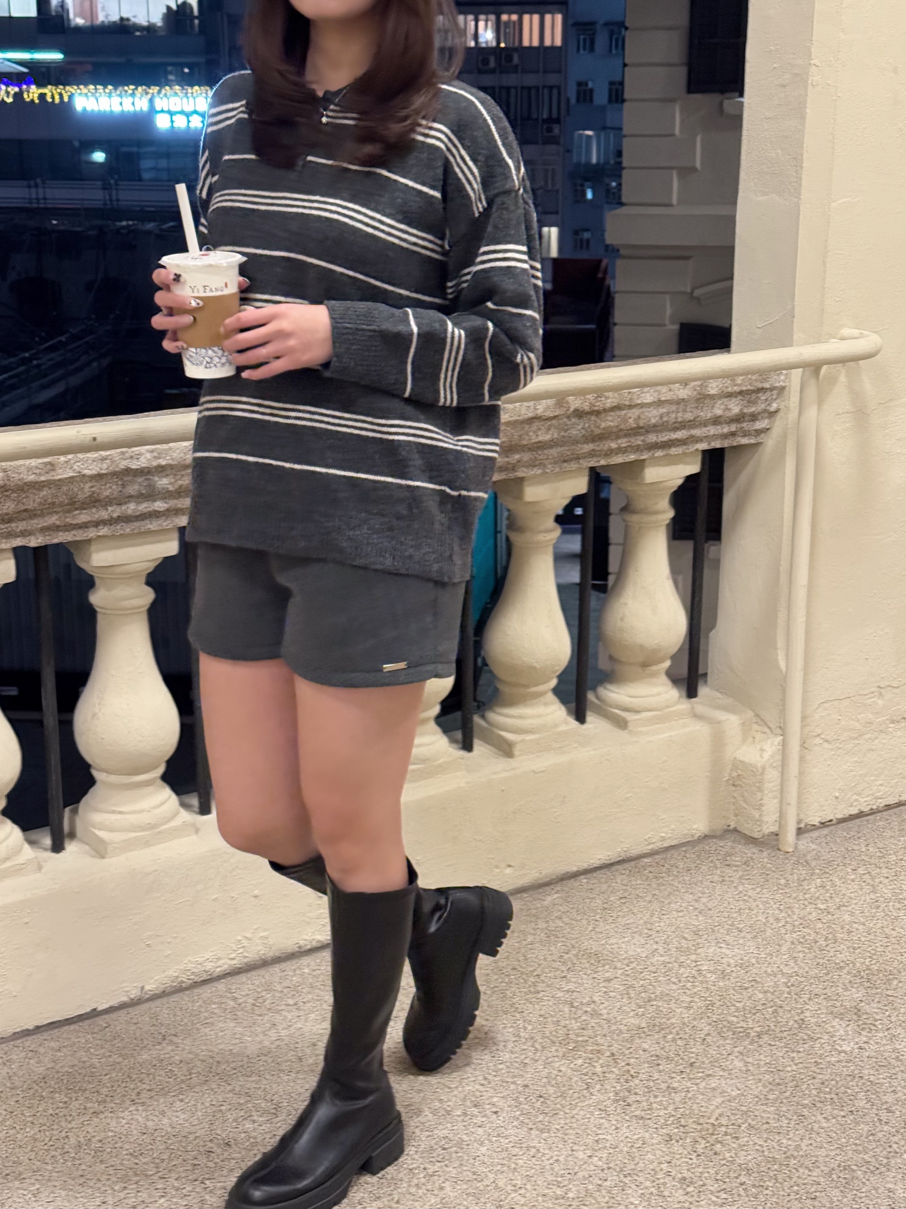 休閑絨毛短褲(三色入)