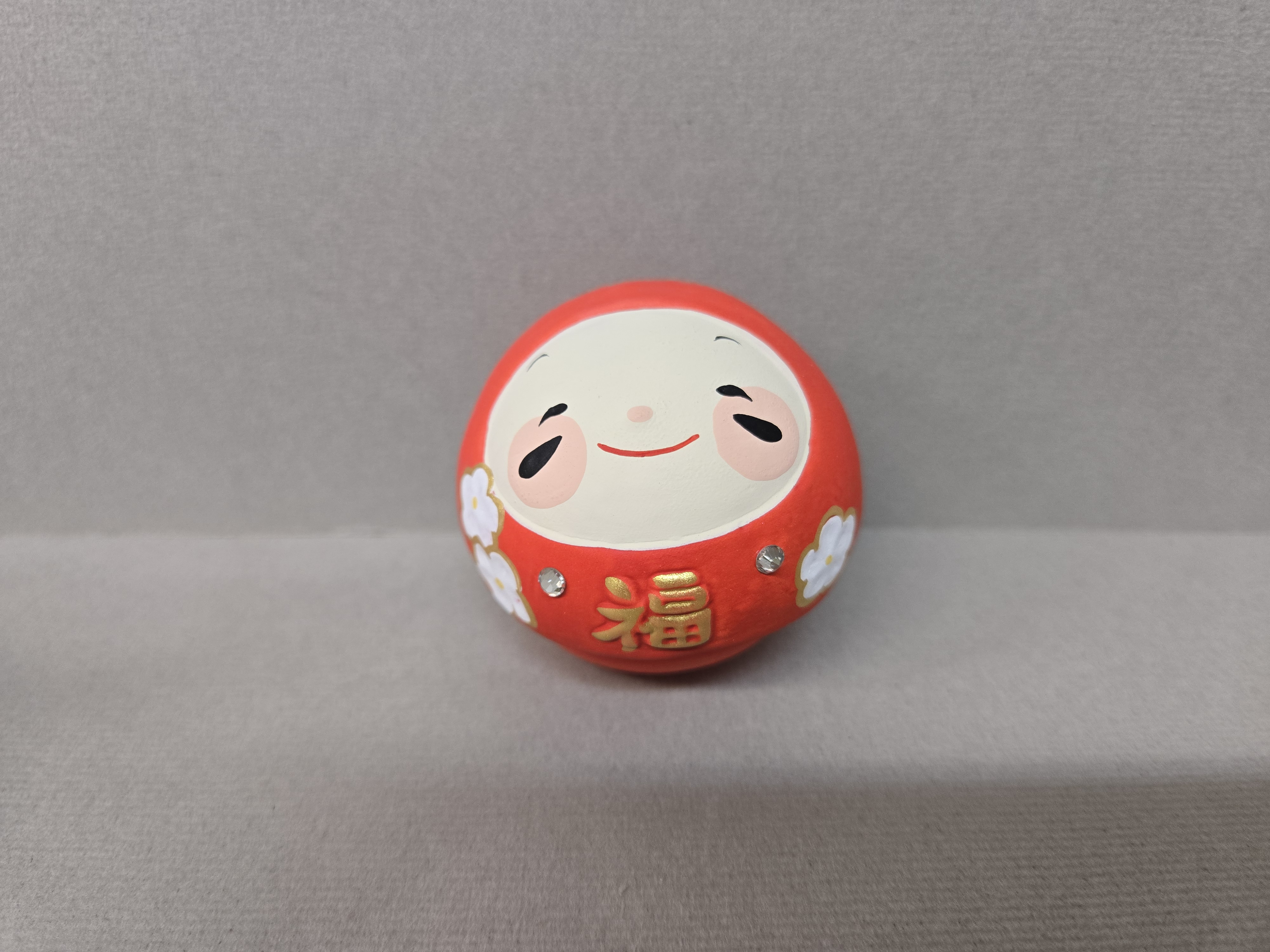 红色達摩不倒翁公仔