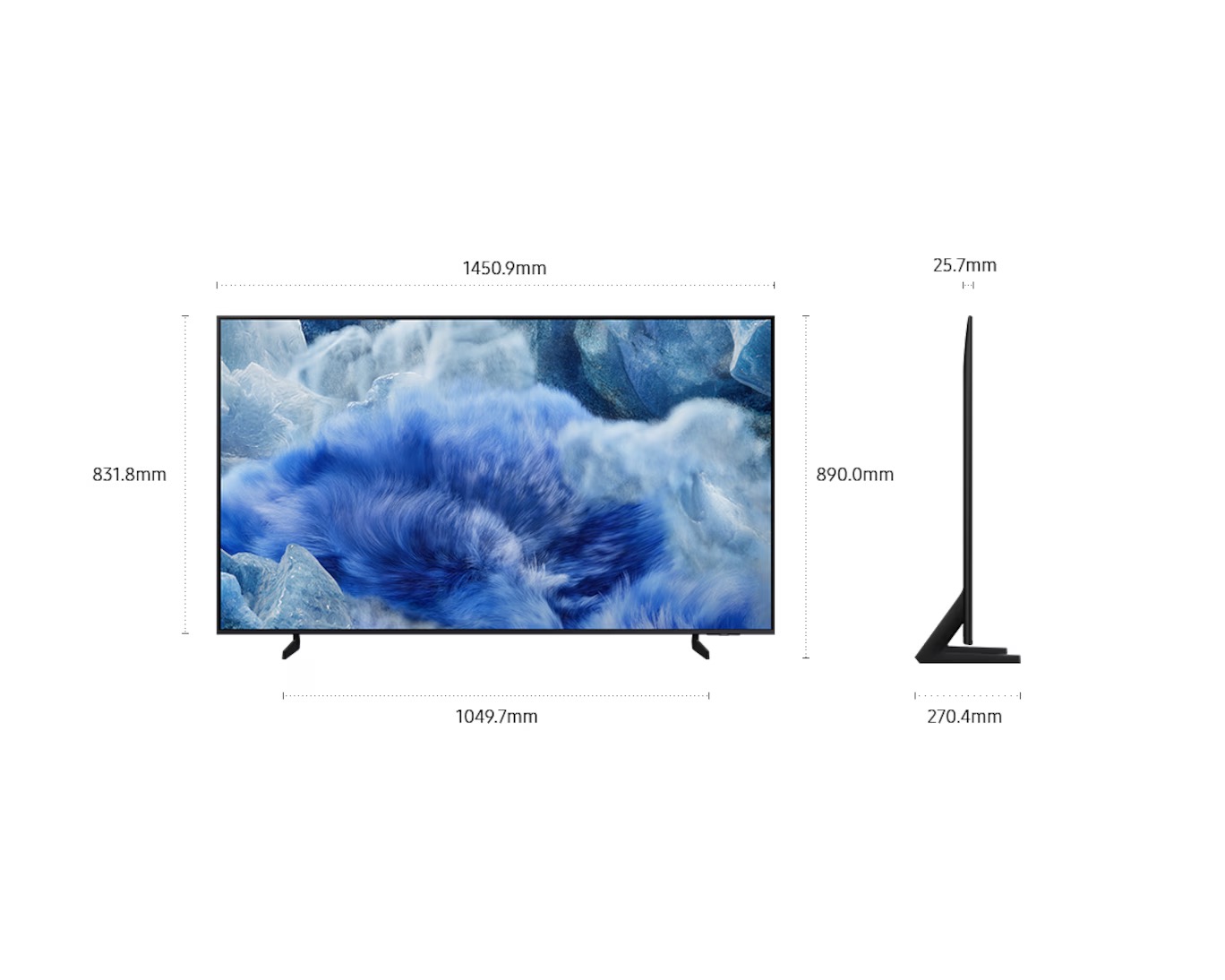 65" SAMSUNG QA65Q8FAKXXT 三星 4K QLED Q8F Samsung Vision AI Smart TV