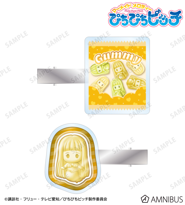《Pre-Order》軟糖 petit-sserie Hair Clip Set｜唱K小魚仙 Pichi Pichi Pitch AMNIBUS 商品 (26PP33-P)