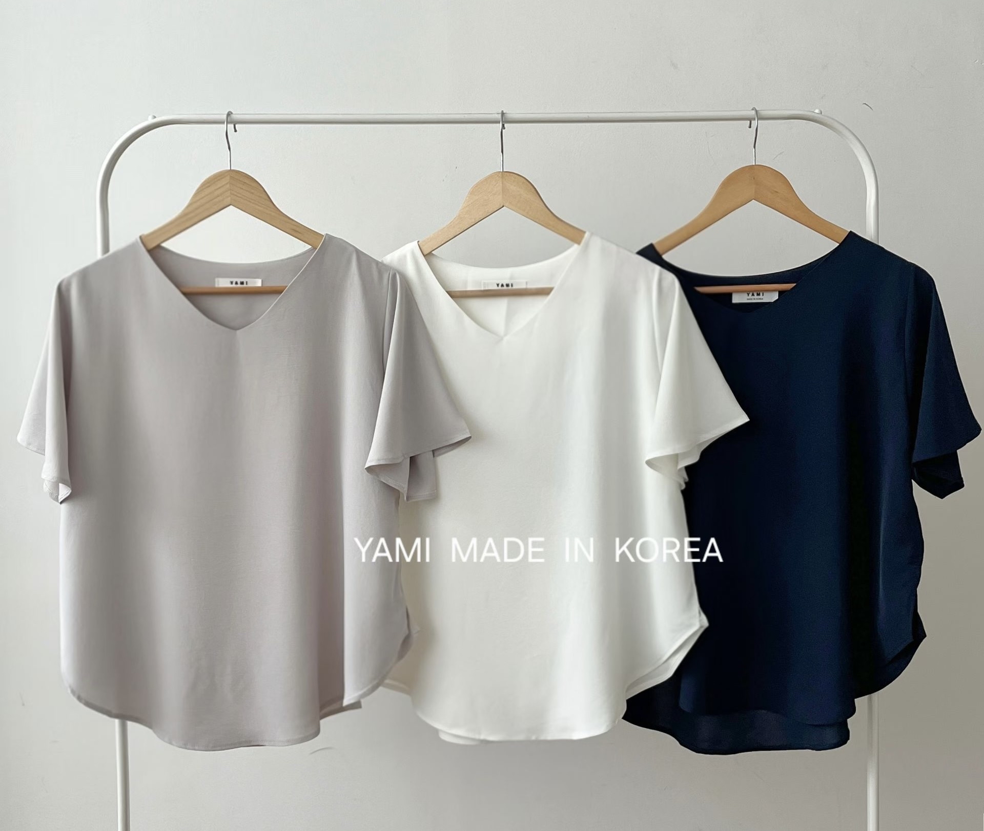 Made in Korea🇰🇷v領飛飛袖top