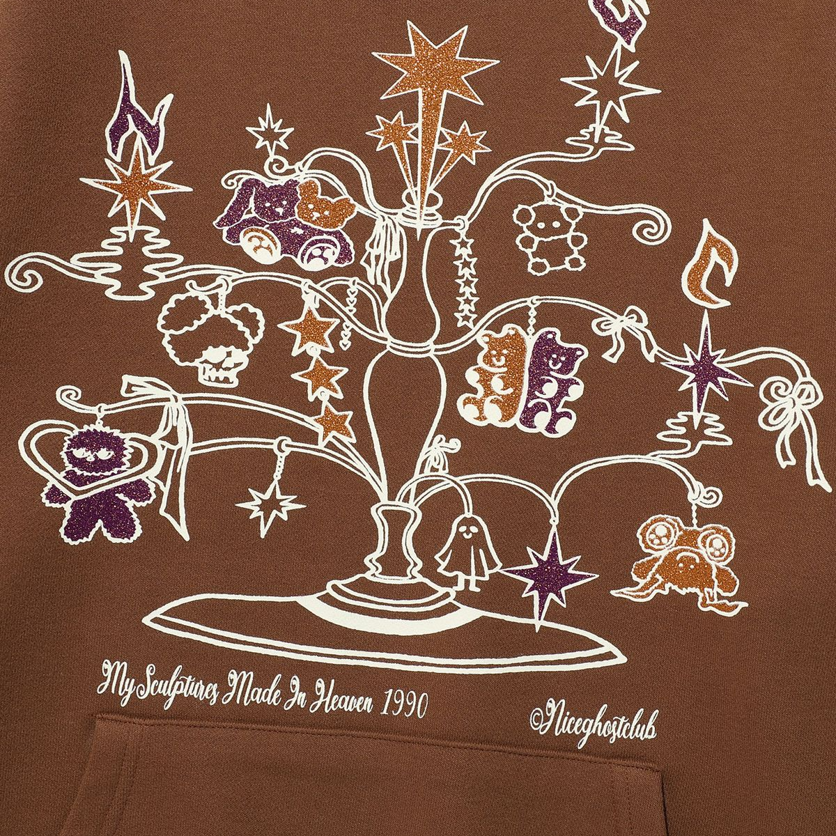 [niceghostclub] HEAVEN SCULPTURE HOODIE (2色)