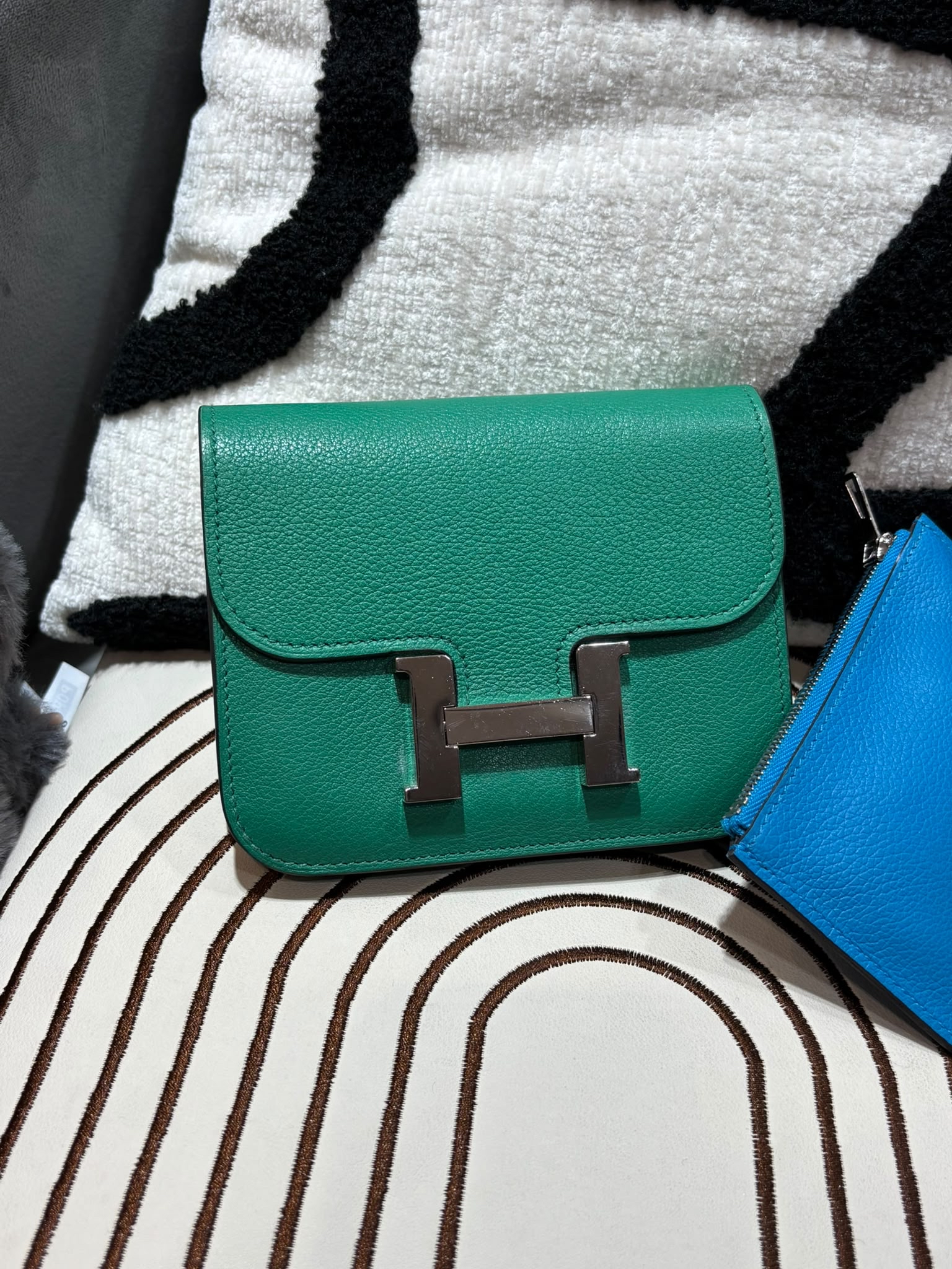 Hermes Constance slim STAMP W ,100%Authentic,95%new ✅Dust bag