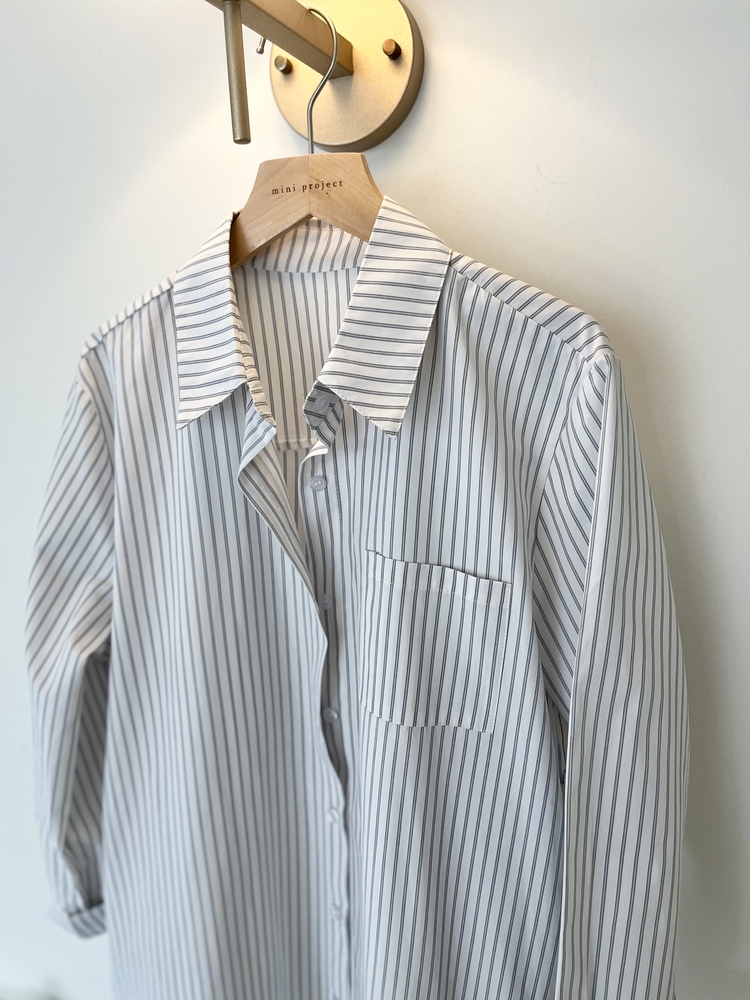 The Striped Shirt Dress