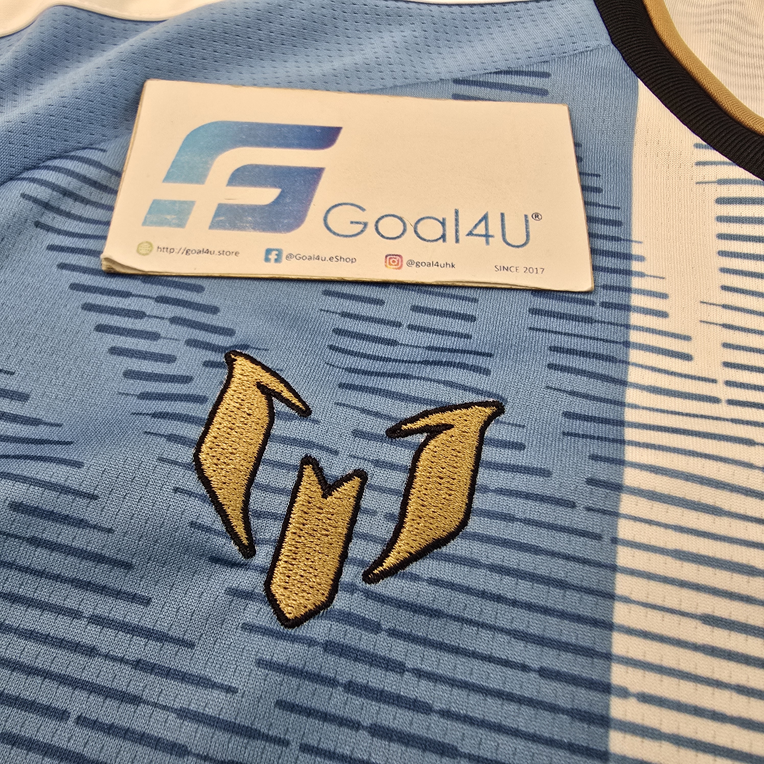 #現貨🔥  Adidas x Messi 美斯阿根廷紀念球迷版球衣 (連MESSI金色印字) LD3316