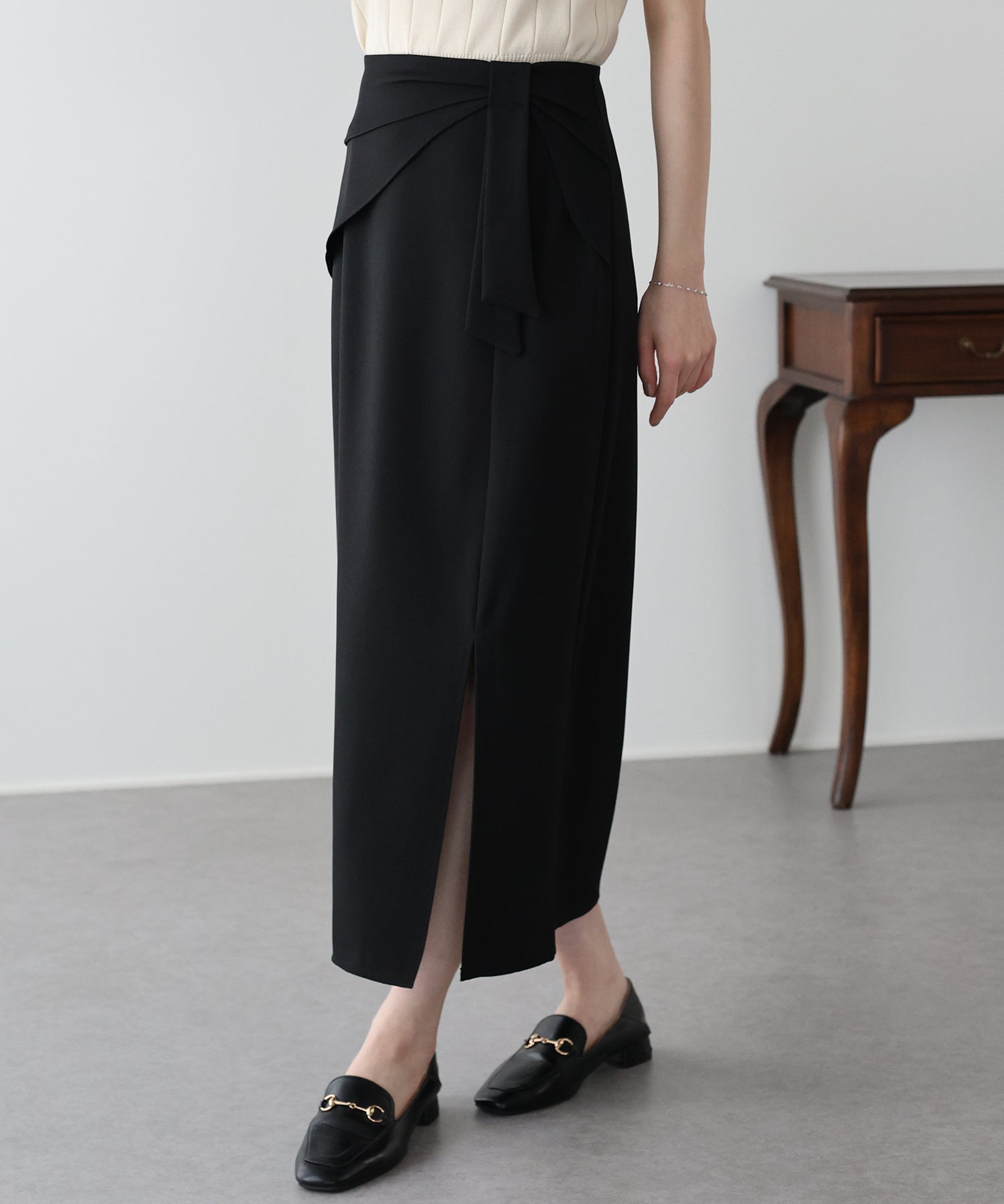 <JP> OL上班推薦！Lovely Bowknot Skirt * 3色入 <預購>