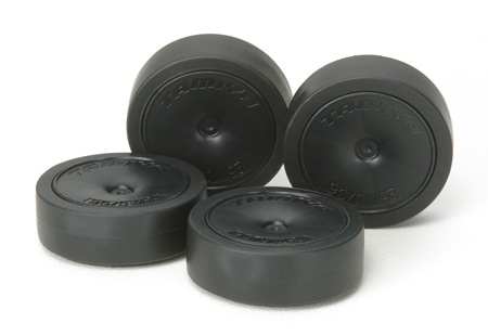 LARGE DIA. LOW-PROFILE TIRE & WHEEL SET (for SUPER X & XX CHASSIS)