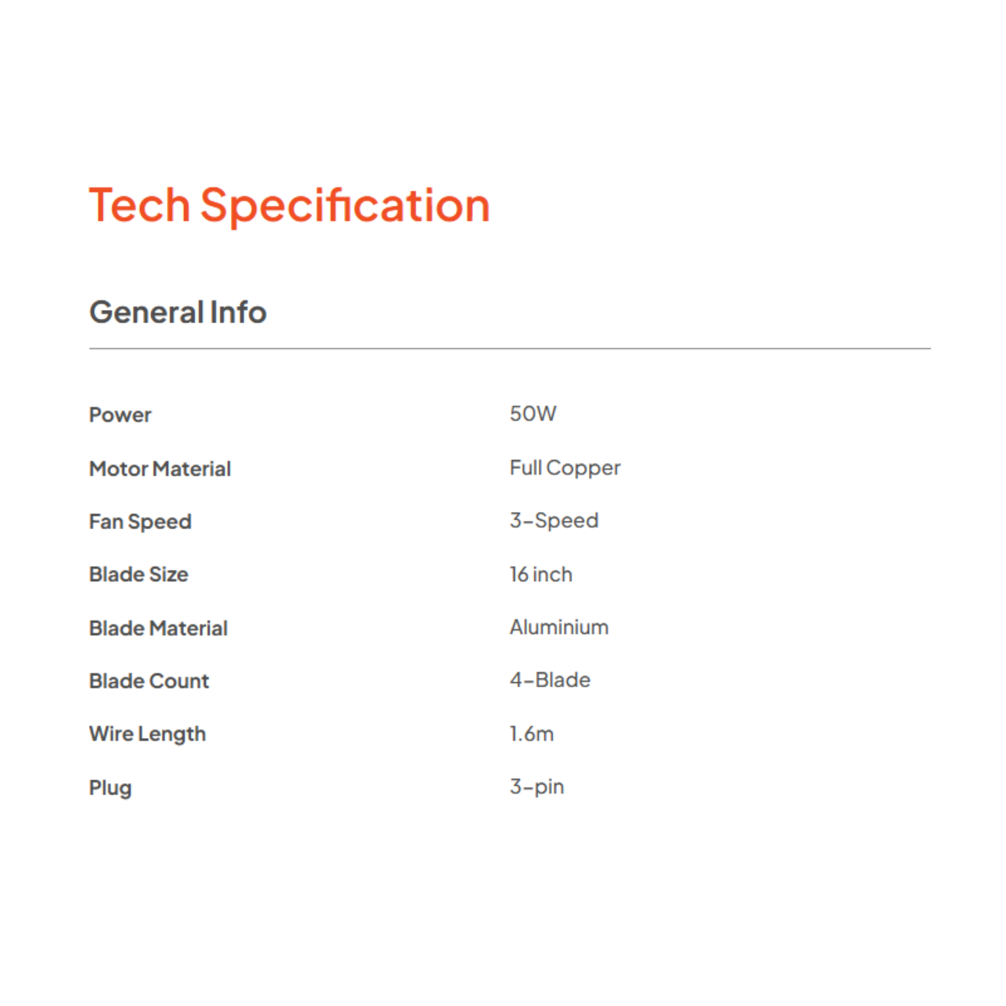 Russell Taylors 16" Stand Fan (SF3)