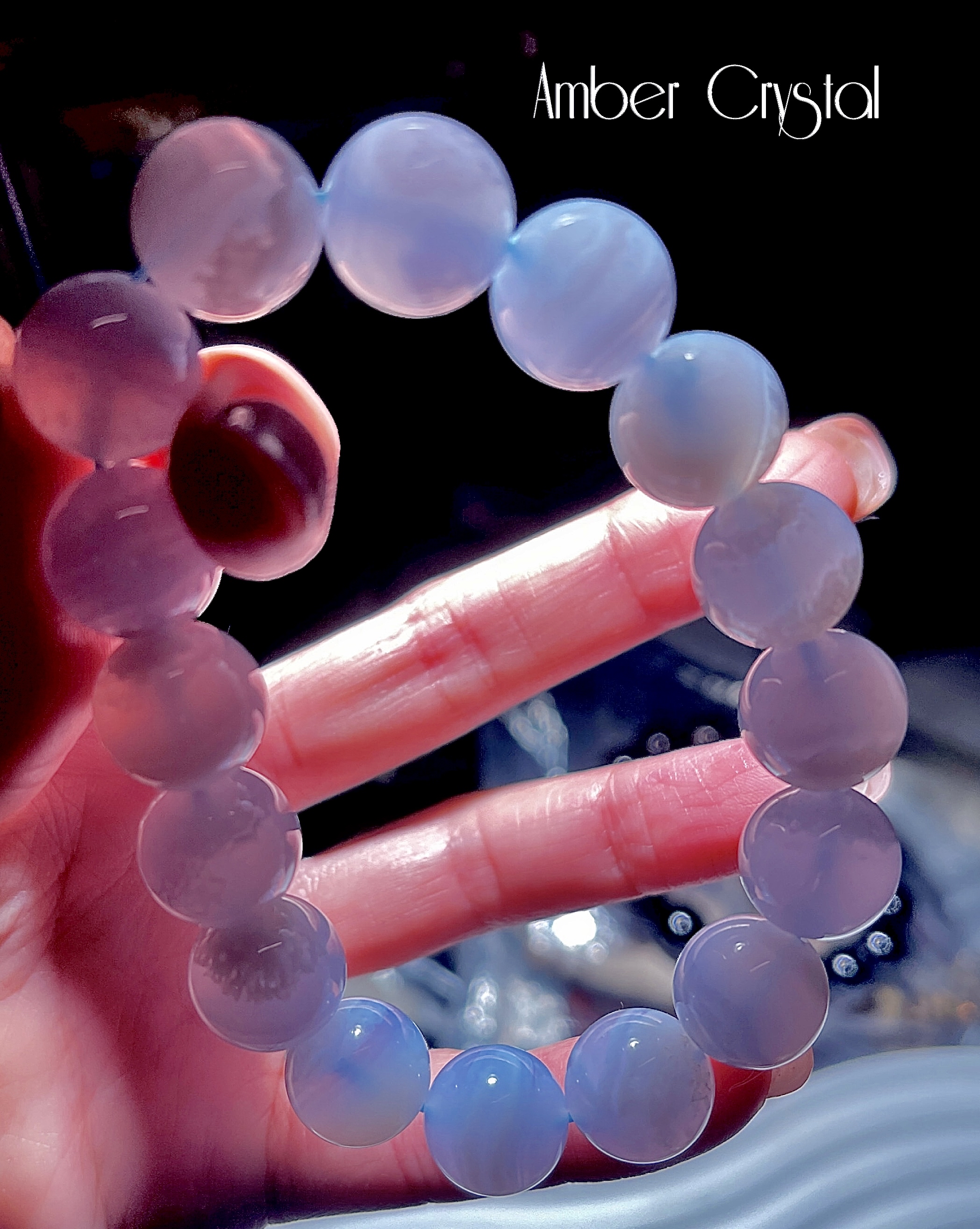 藍紋瑪瑙 Blue Lace Agate 