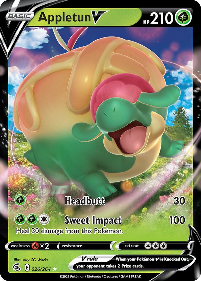 Pokemon TCG Fusion Strike - Appletun V-026/264