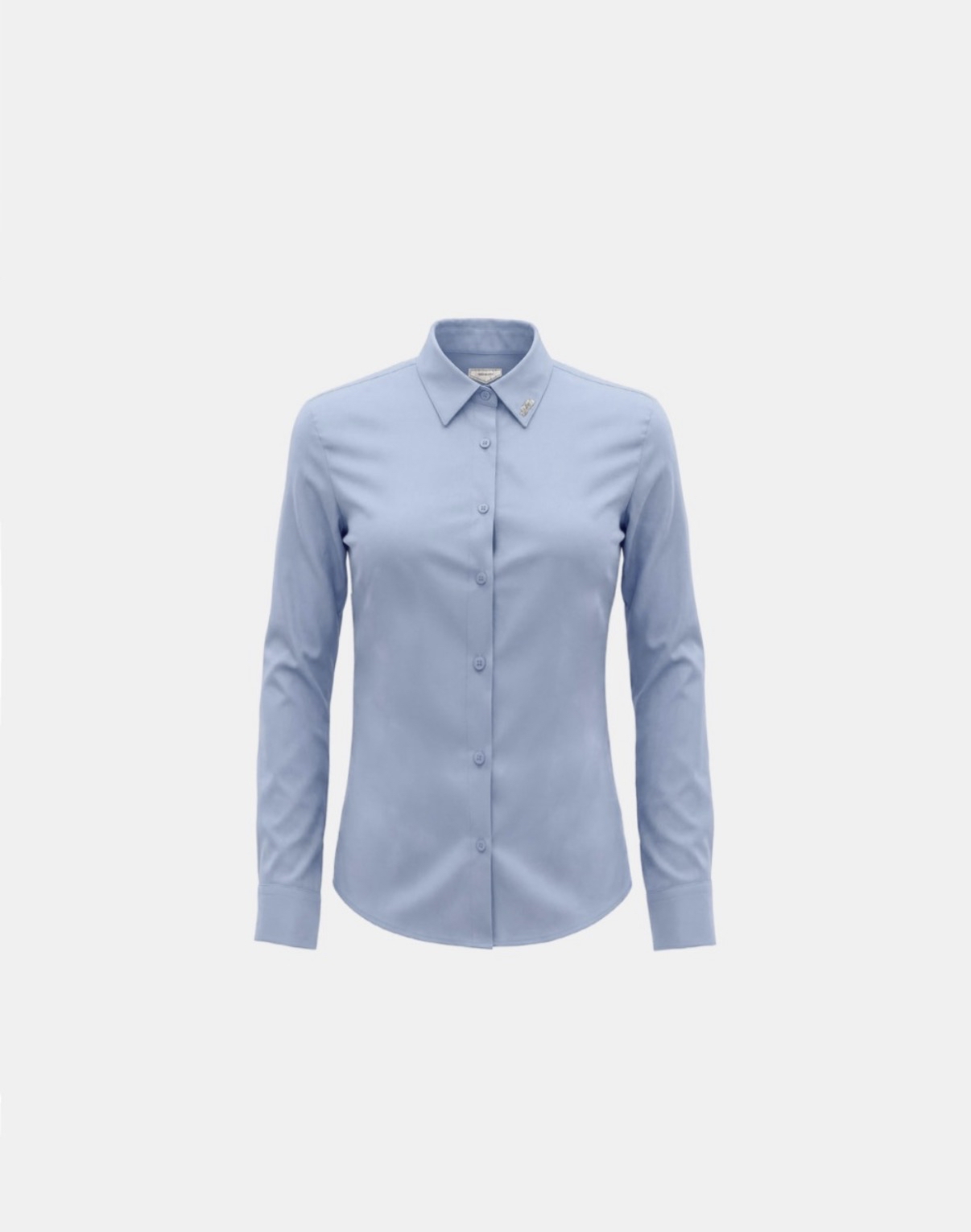 BADBLOOD [w-sht26-007] Uniform Classic Slim-Fit Dress Shirt - Sky Blue