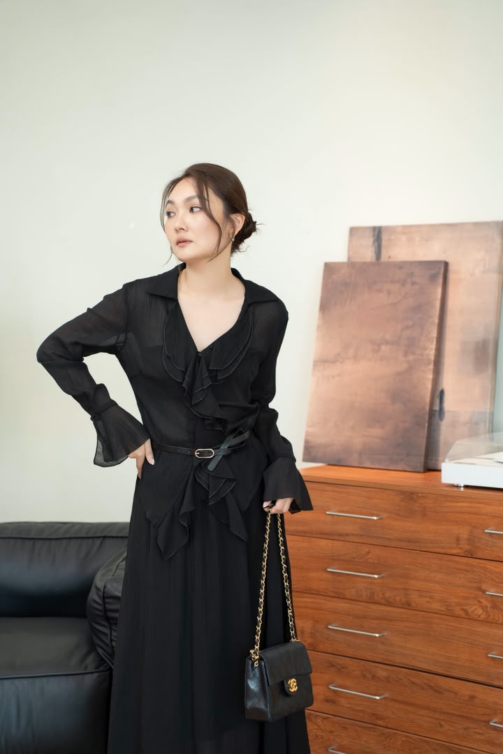SS-SW5200 FRILL UNEVEN SET SKIRT