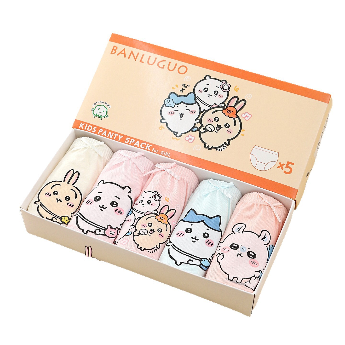 韓國純綿小童內褲 - 1盒5條 現貨