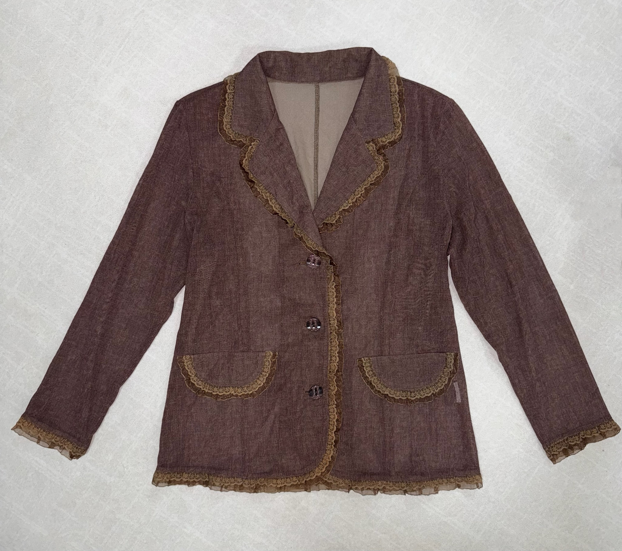 Vintage Tweed Blazer Jacket
