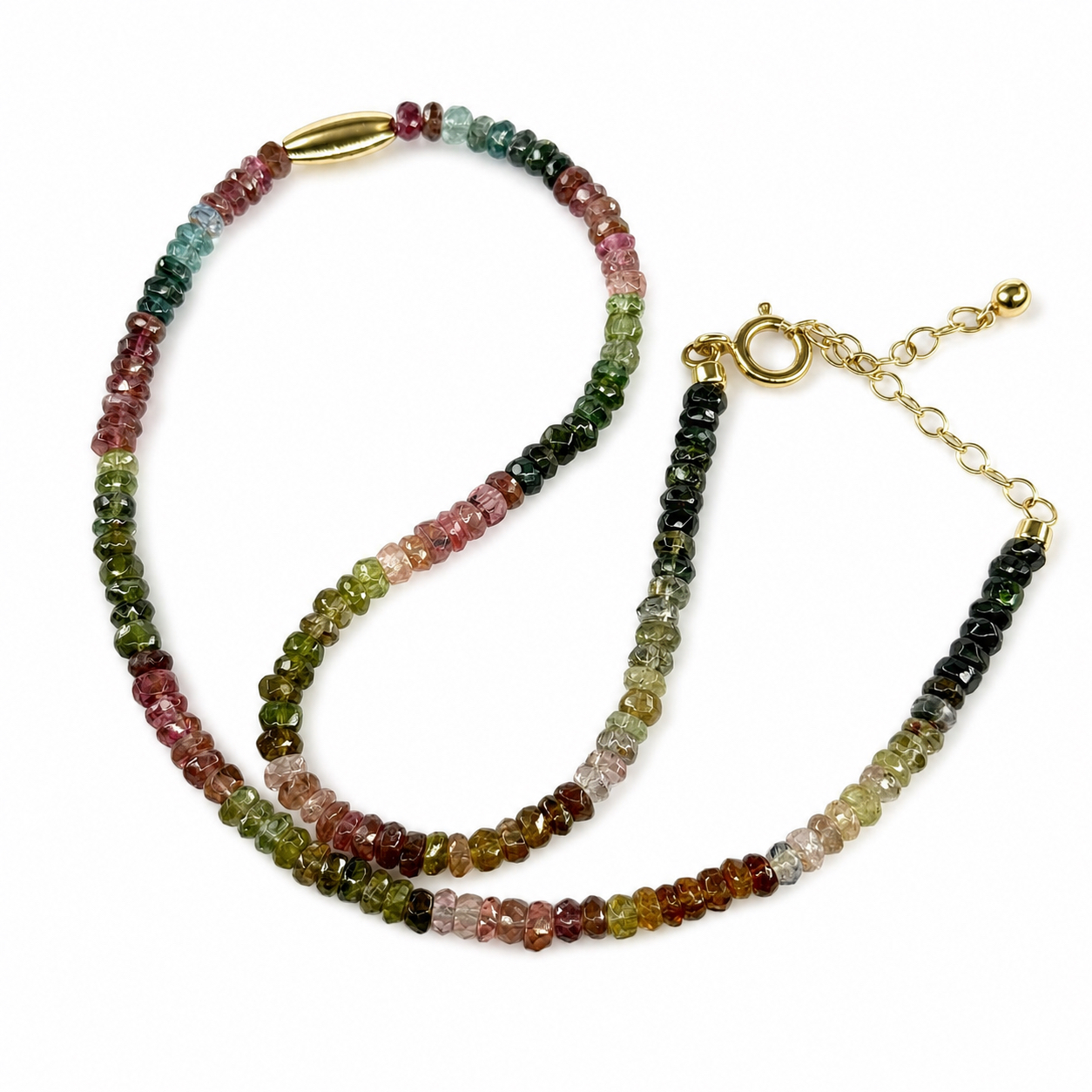 彩虹碧璽鎖骨鏈/頸鏈 - Tourmaline Necklace