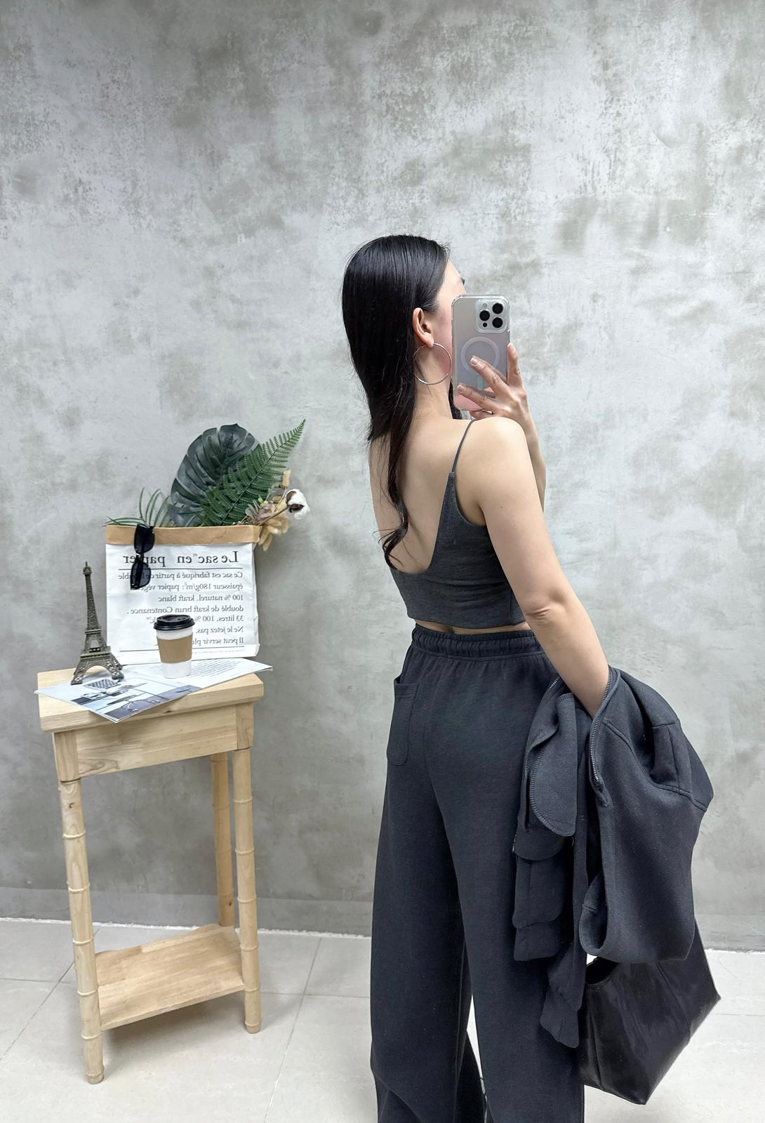 骨感後V 背Bra top