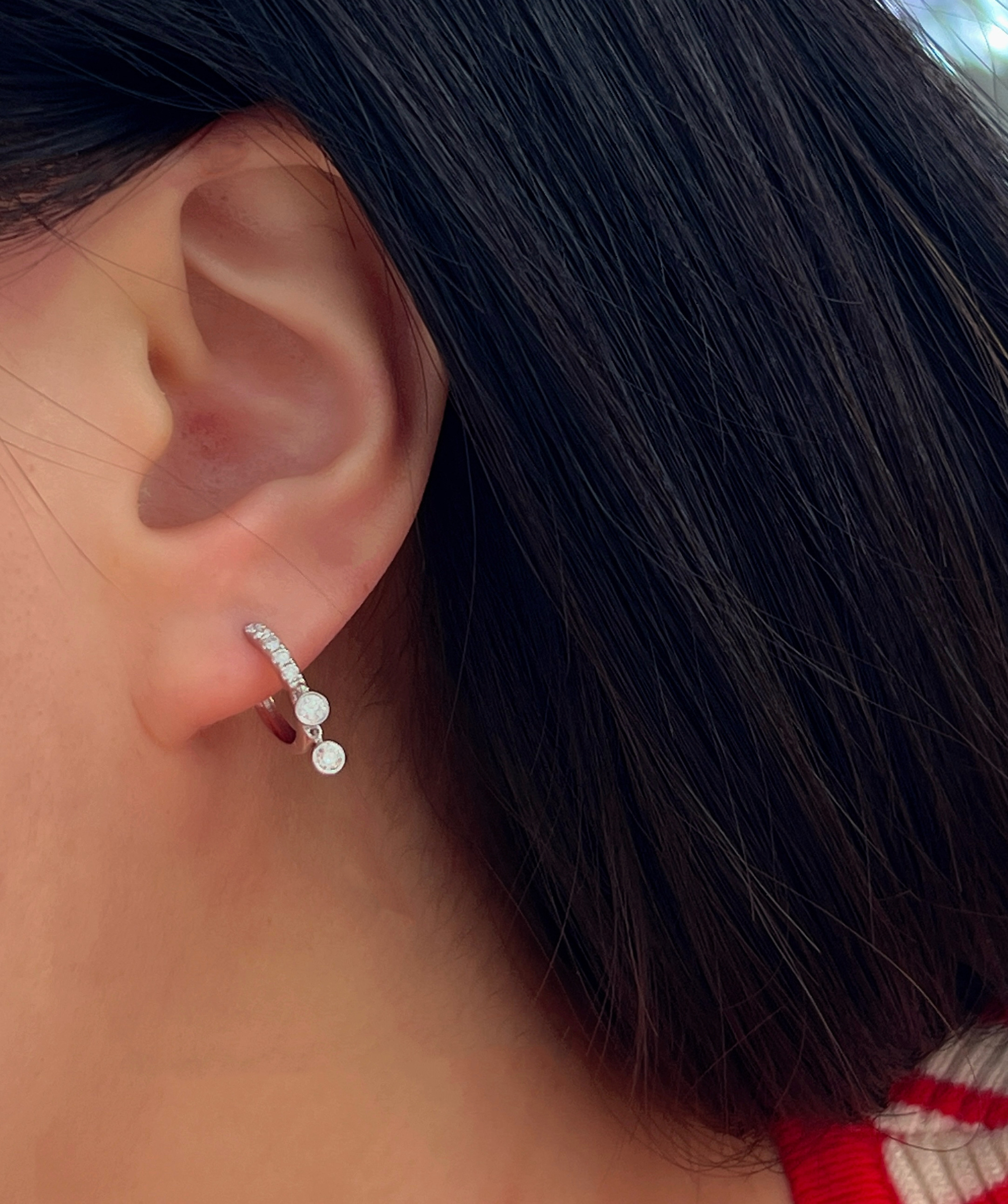 18K Diamond Earrings 