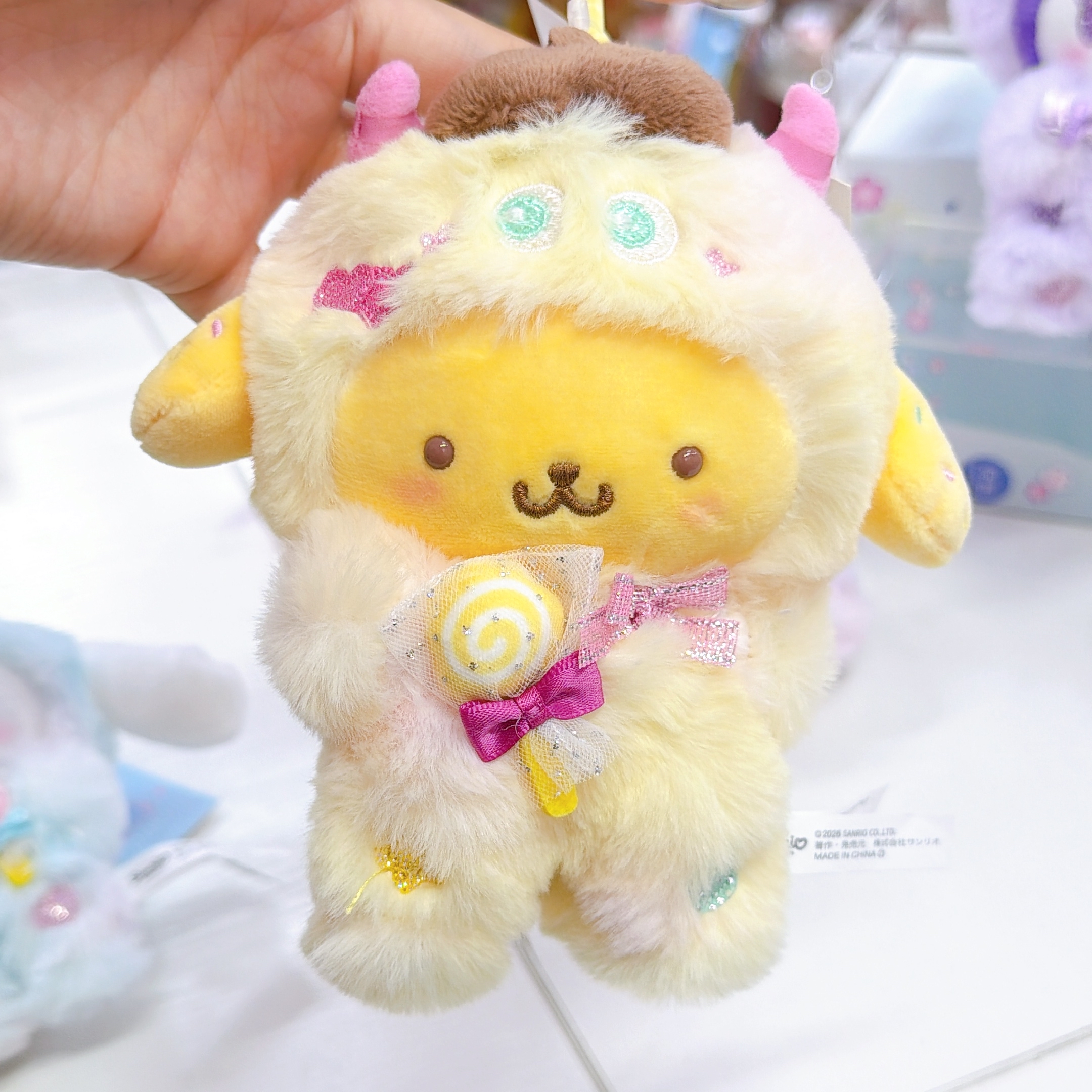 日本直送sanrio 糖果色怪獸系列公仔掛飾