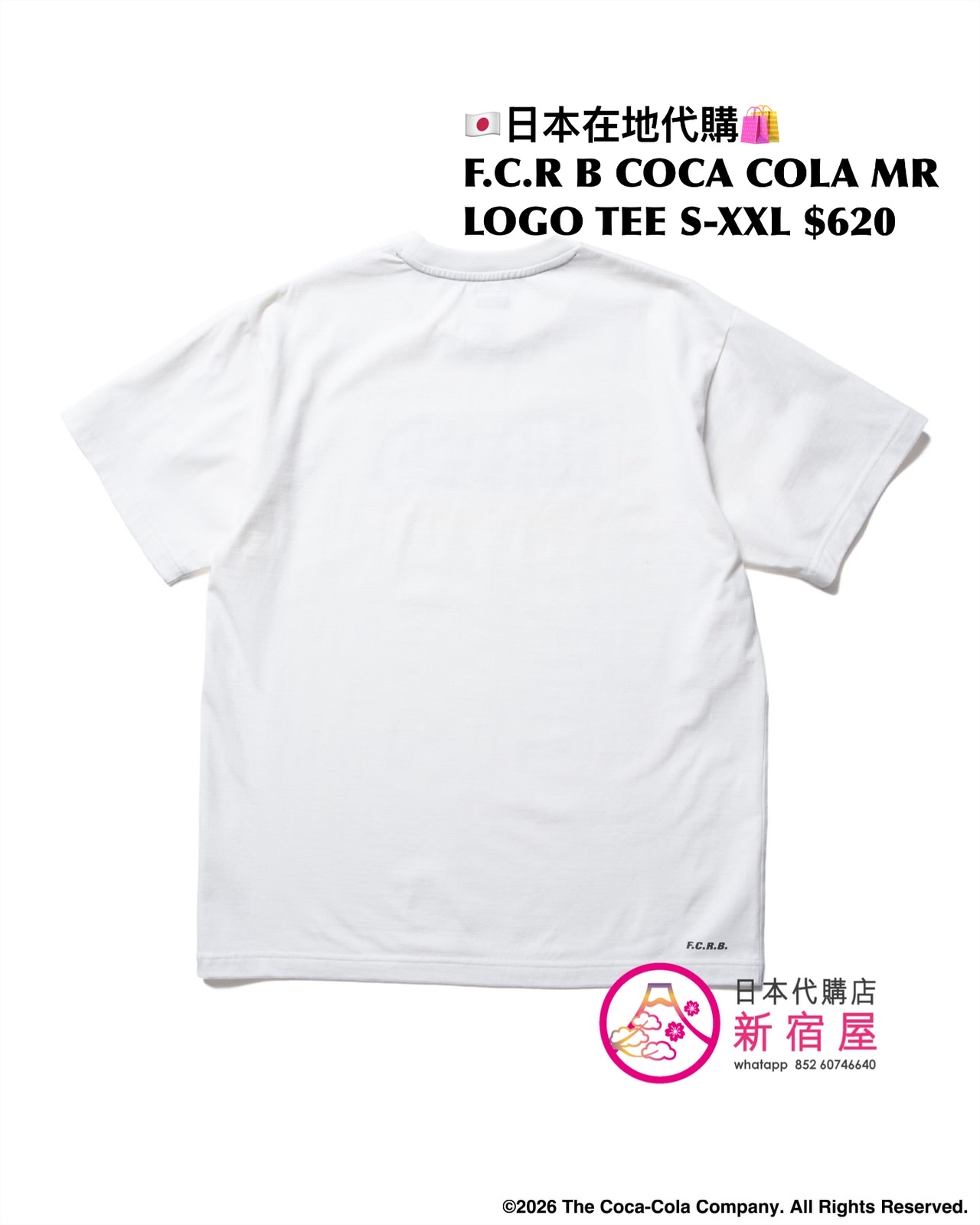 F.C.REAL BRISTOL x COCA COLA AD BANNER TEE/ MIRRO LOGO TEE/ LISTED LOGOS TEE/ HEATHER TEE 