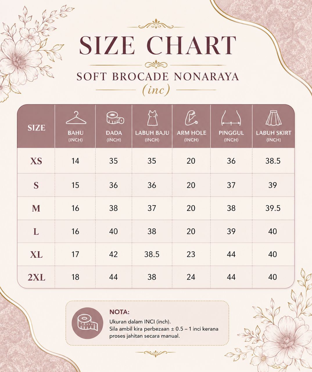 KURUNG RIAU MODEN (BROCADE)